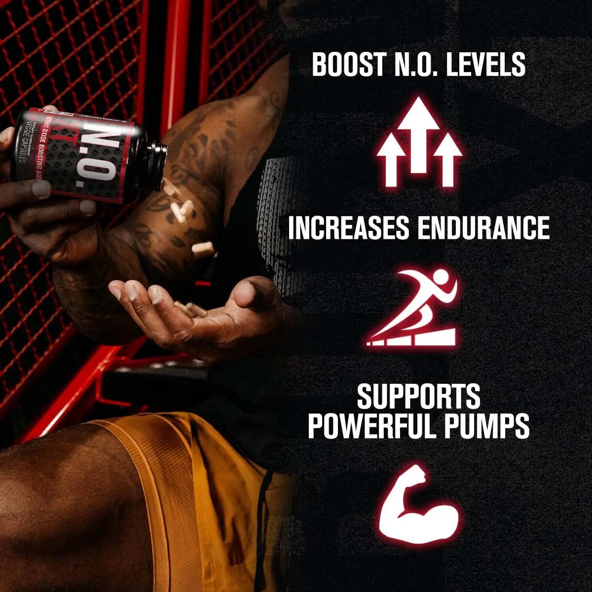 Jacked Factory Nitrosurge Pre-Workout in Arctic White & N.O. XT Nitric Oxide Booster for Men & Women