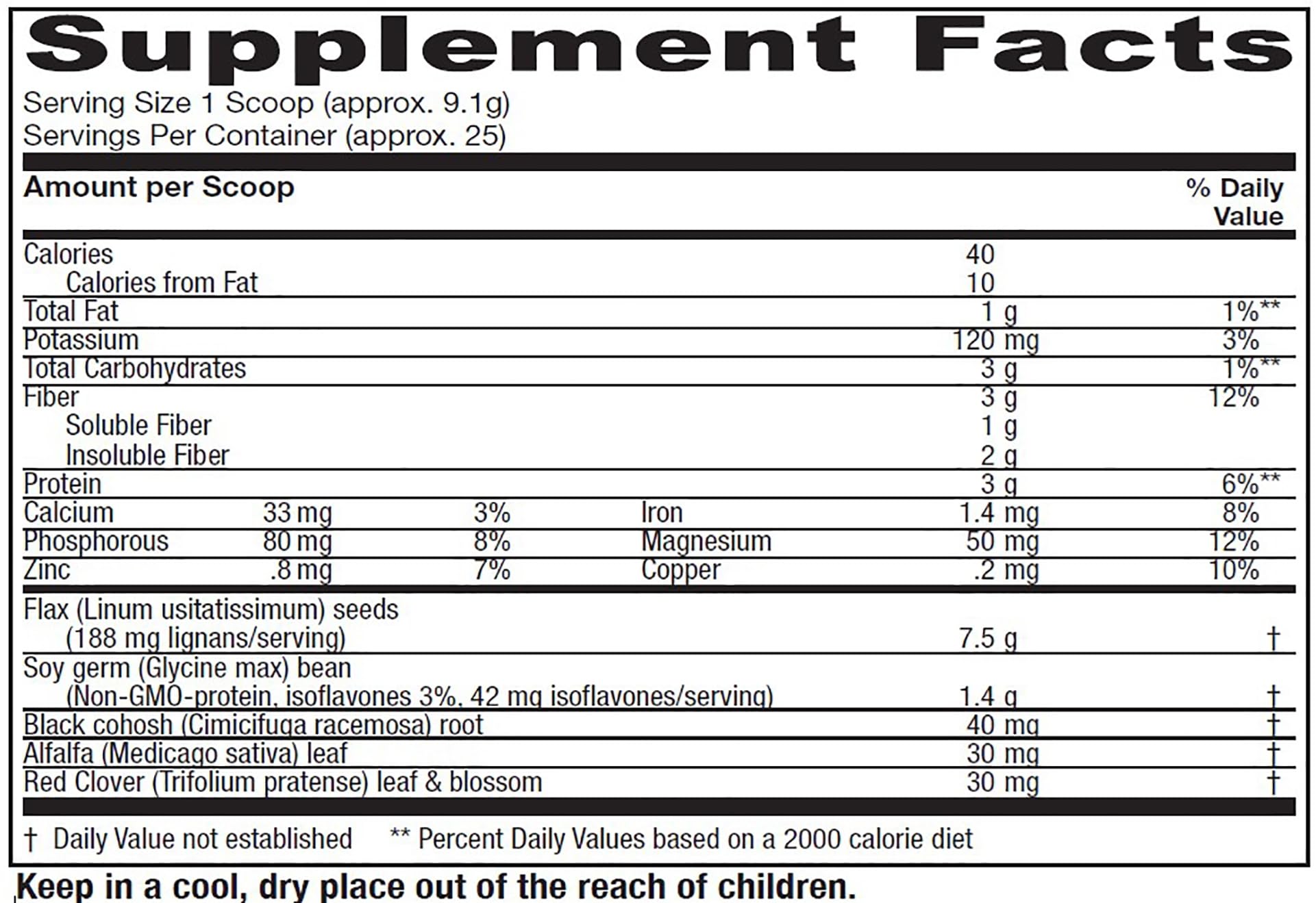 Vitanica Phytoestrogen Herbal Non-GMO PMS, Menopause Relief Supplement for Women, Vitanica