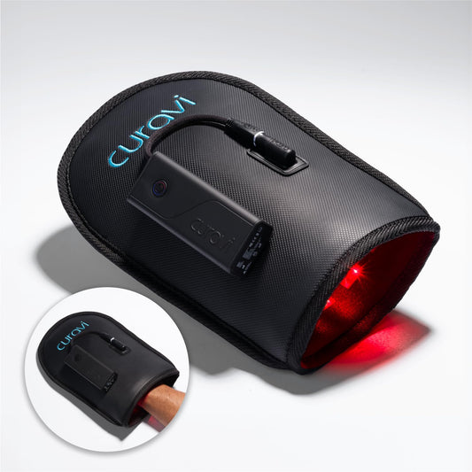 CURAVI Wellness Glove - Enhanced Comfort & Support for Hands and Wrists with Advanced Red