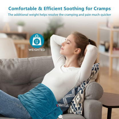 Comfytemp Full Weighted Heating Pad for Back Pain & Cramps Relief, 2.2lb Large Electric