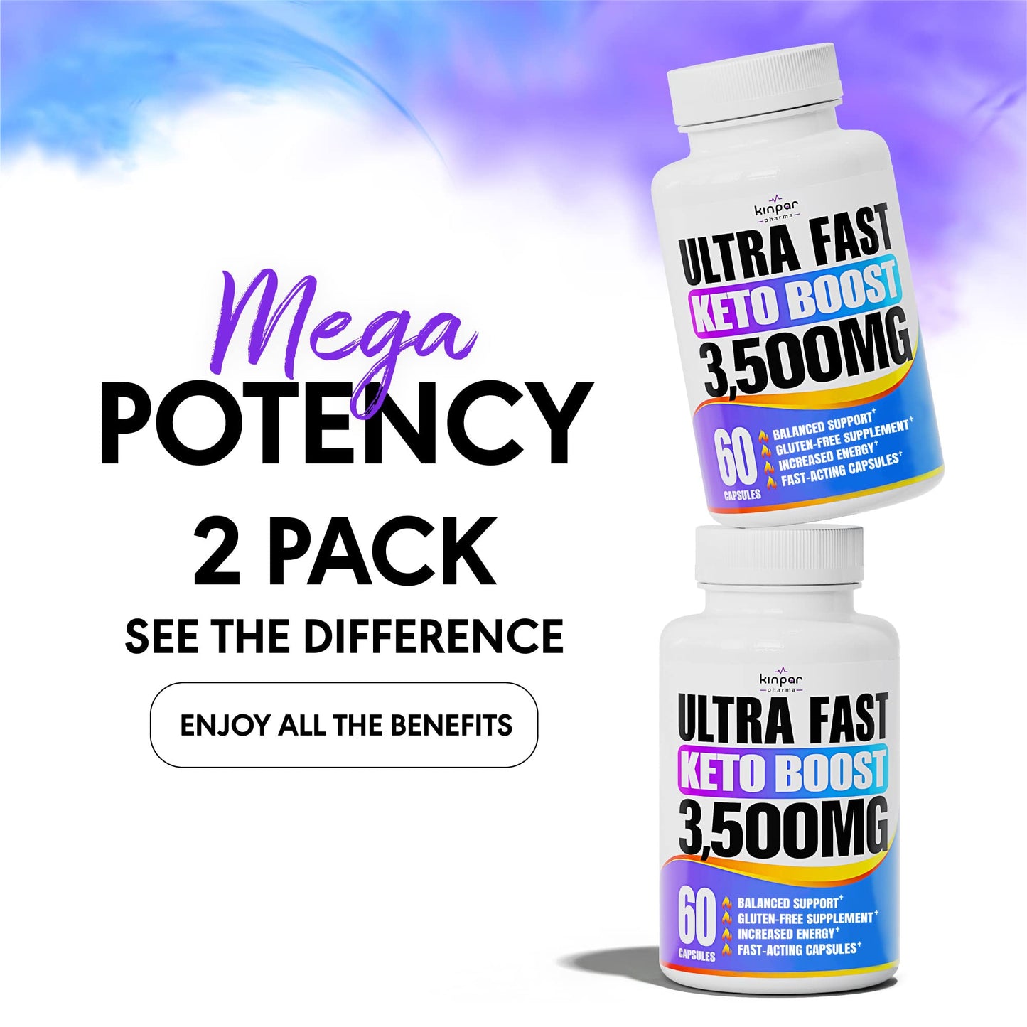 Complete Keto Pills - Keto Fast Exogenous Ketones Supplement for Improved Focus and Stamina