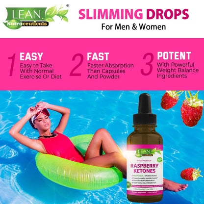 Weight Loss Perfect Keto Raspberry Ketone Drops, Appetite Suppressant Fat Burner