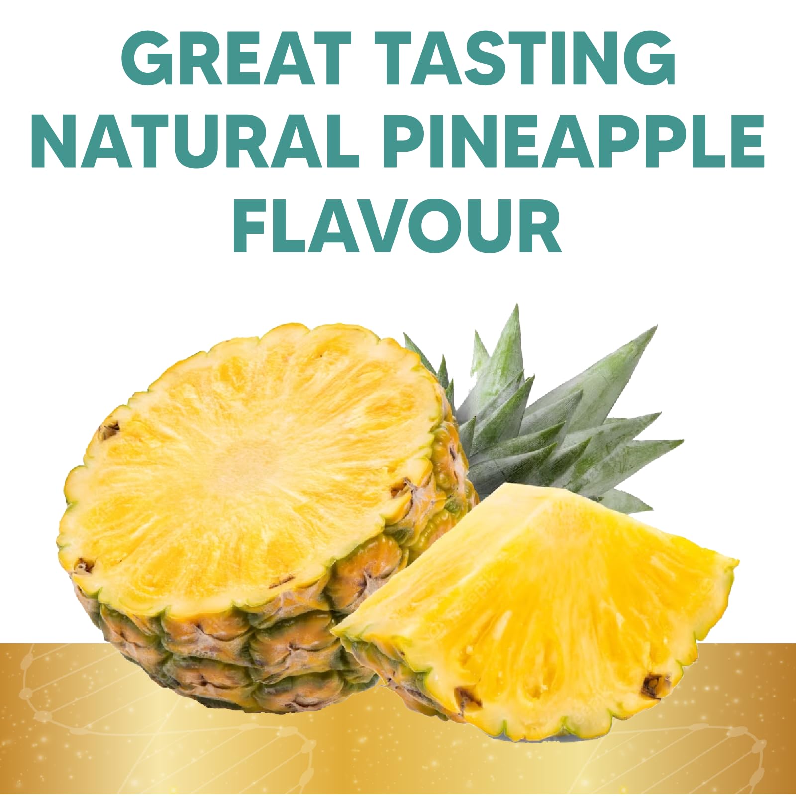 Hydrolysed Collagen Gummies with Biotin, 60 Sugar Free Natural Pineapple Flavoured Gummies ZA ZACANNA