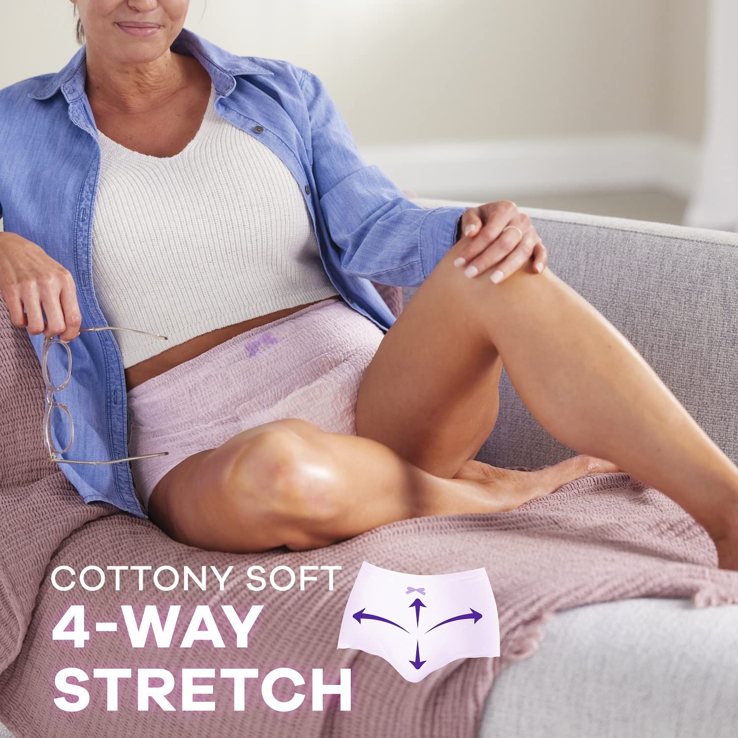 Always Discreet Adult Incontinence & Postpartum Underwear for Women Always Discreet