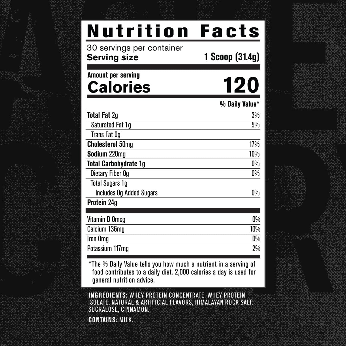 Jacked Factory Authentic Whey Muscle Building Whey Protein Powder - Low Carb Jacked Factory