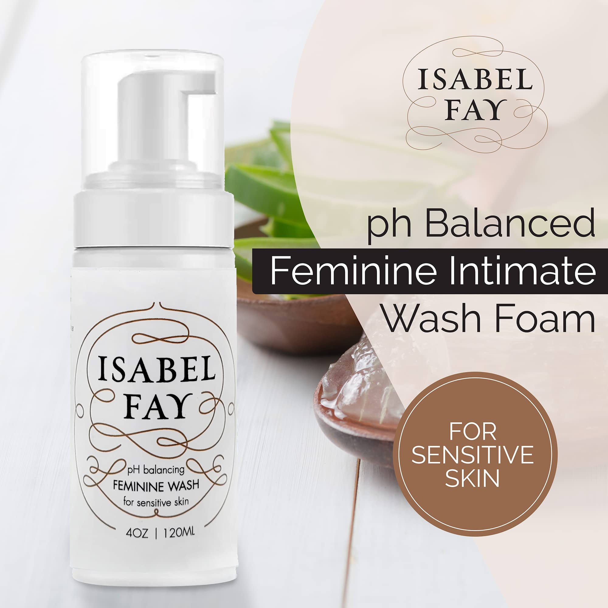 Isabel Fay ph Balanced Feminine Intimate Foam Wash gentle and safe for sensitive skin Isabel Fay