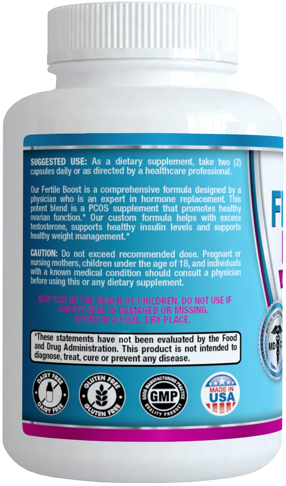 Inositol Capsules Myo-Inositol Fertility Supplements for Women Conception Prenatal Vitamins