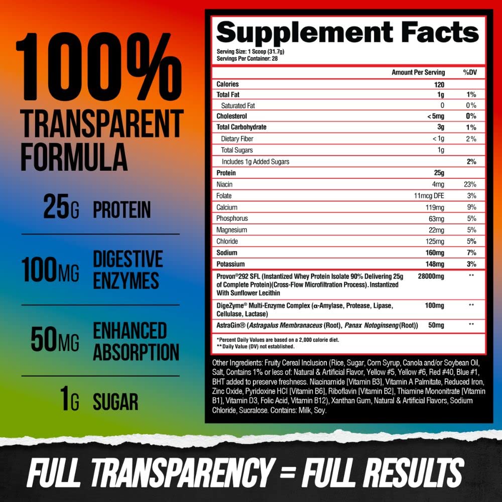 ALPHA LION Superhuman Whey Protein Powder, Great Tasting Pure Whey Protein Isolate ALPHA LION