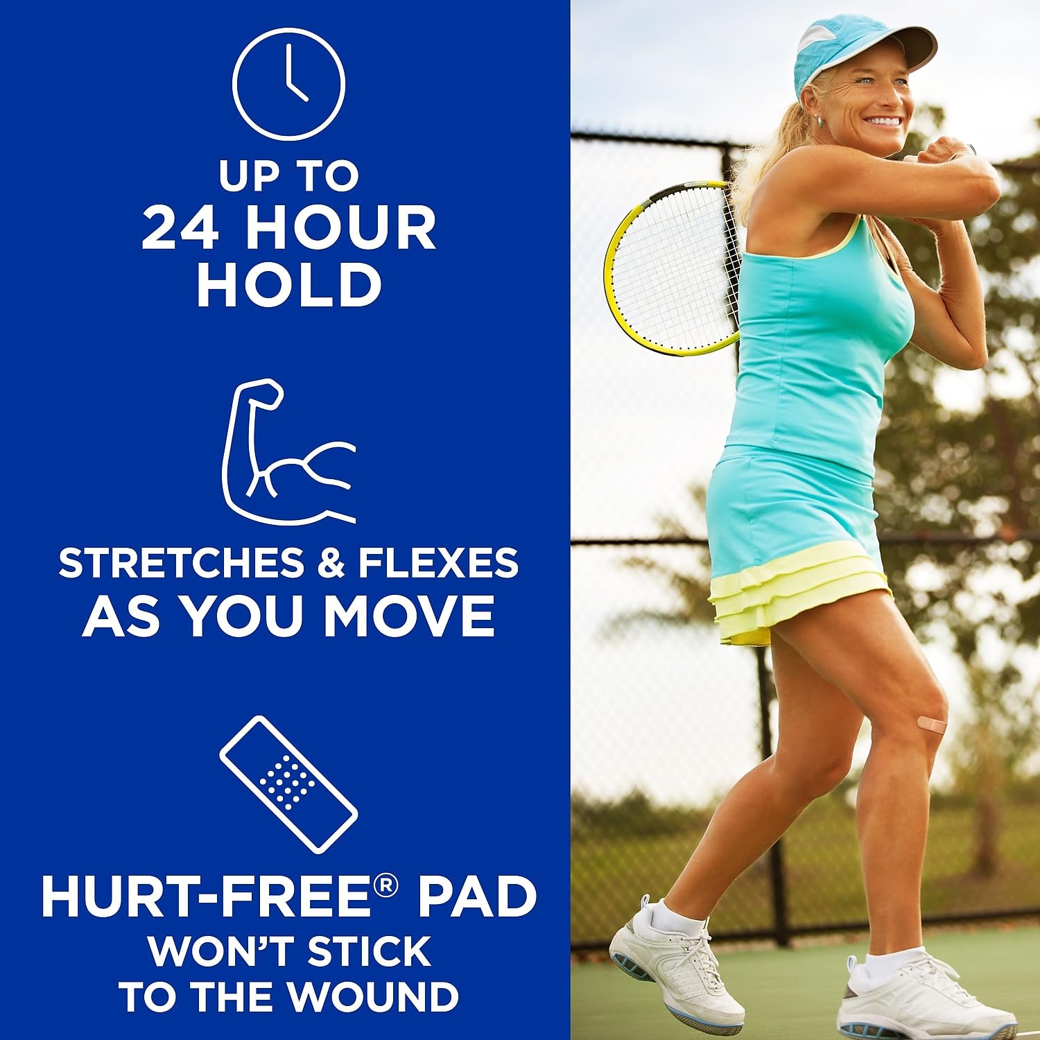 Band-Aid Brand Flexible Fabric Adhesive Bandages for Wound Care and First Band-Aid