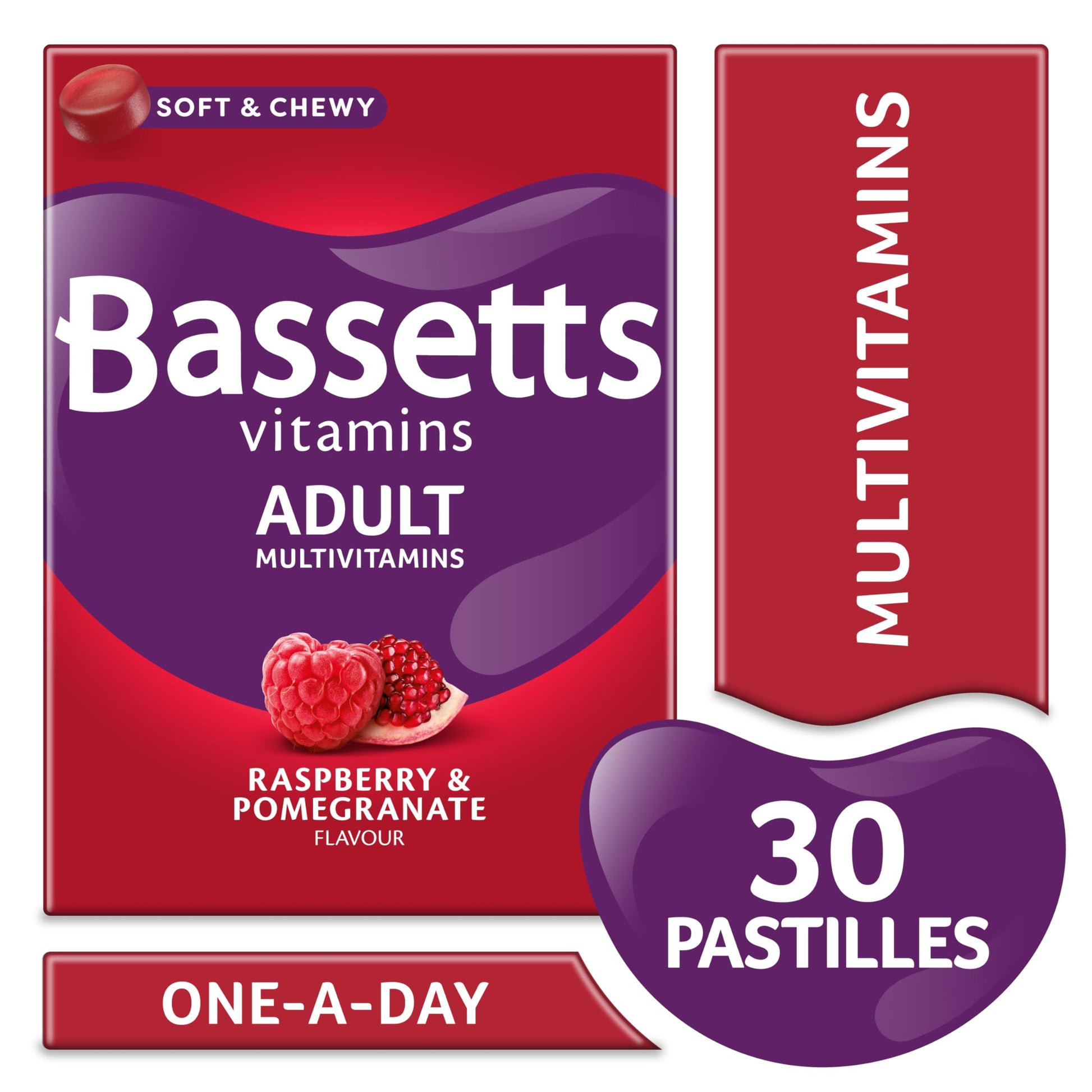Bassetts Vitamins Adults Multivitamins 30's, 97.2 g Bassetts Vitamins