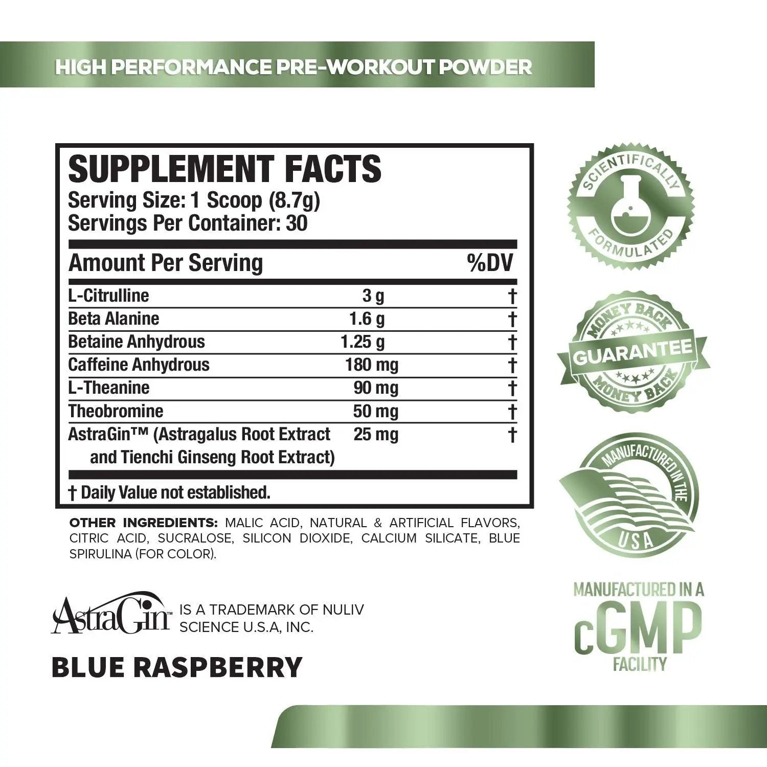 Jacked Factory NITROSURGE Pre Workout Supplement, Growth Surge Post Workout Muscle Builder