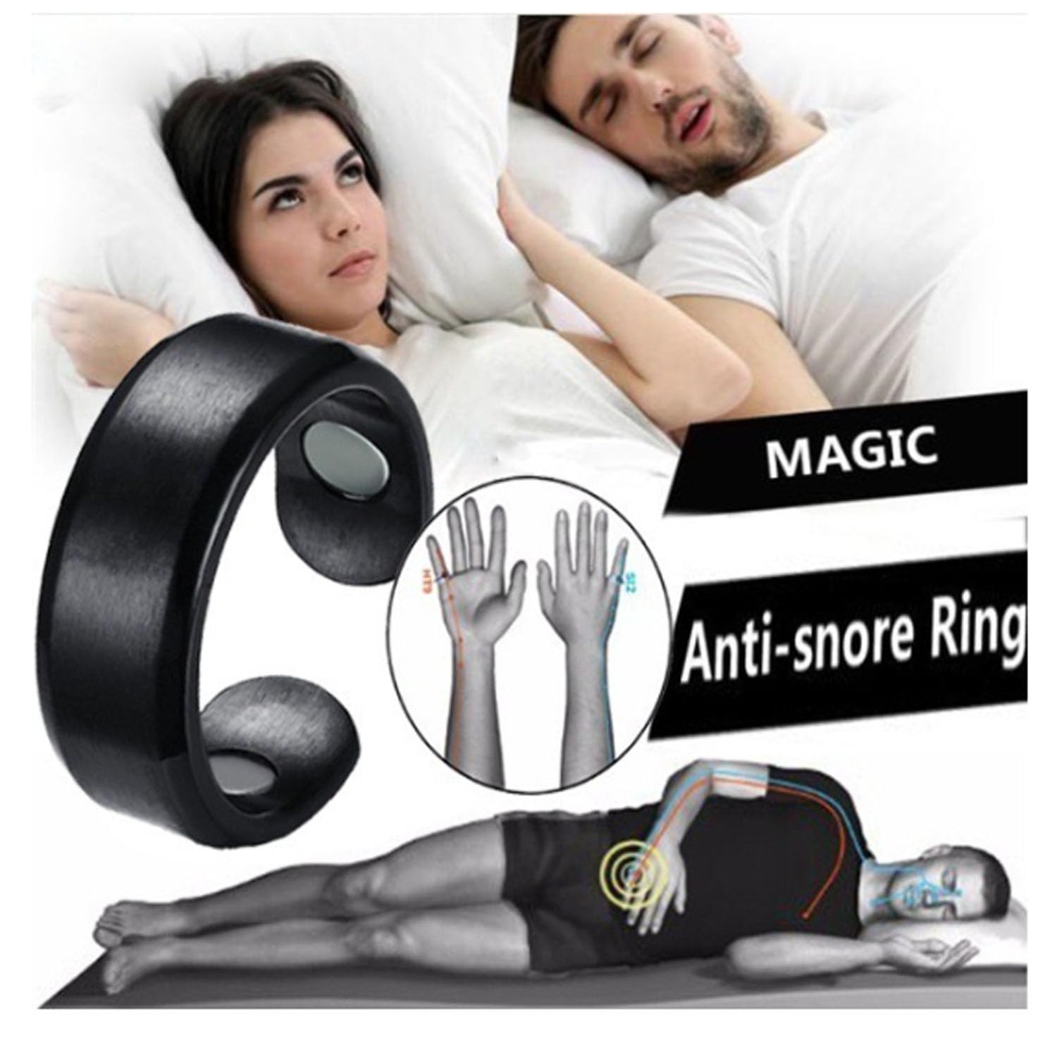 HVZZ Calmi Ring, Olux Rings for Women, Calmi Magnetic Ring for Lymphatic Drainage Arthritis Pain Relief HVZZ