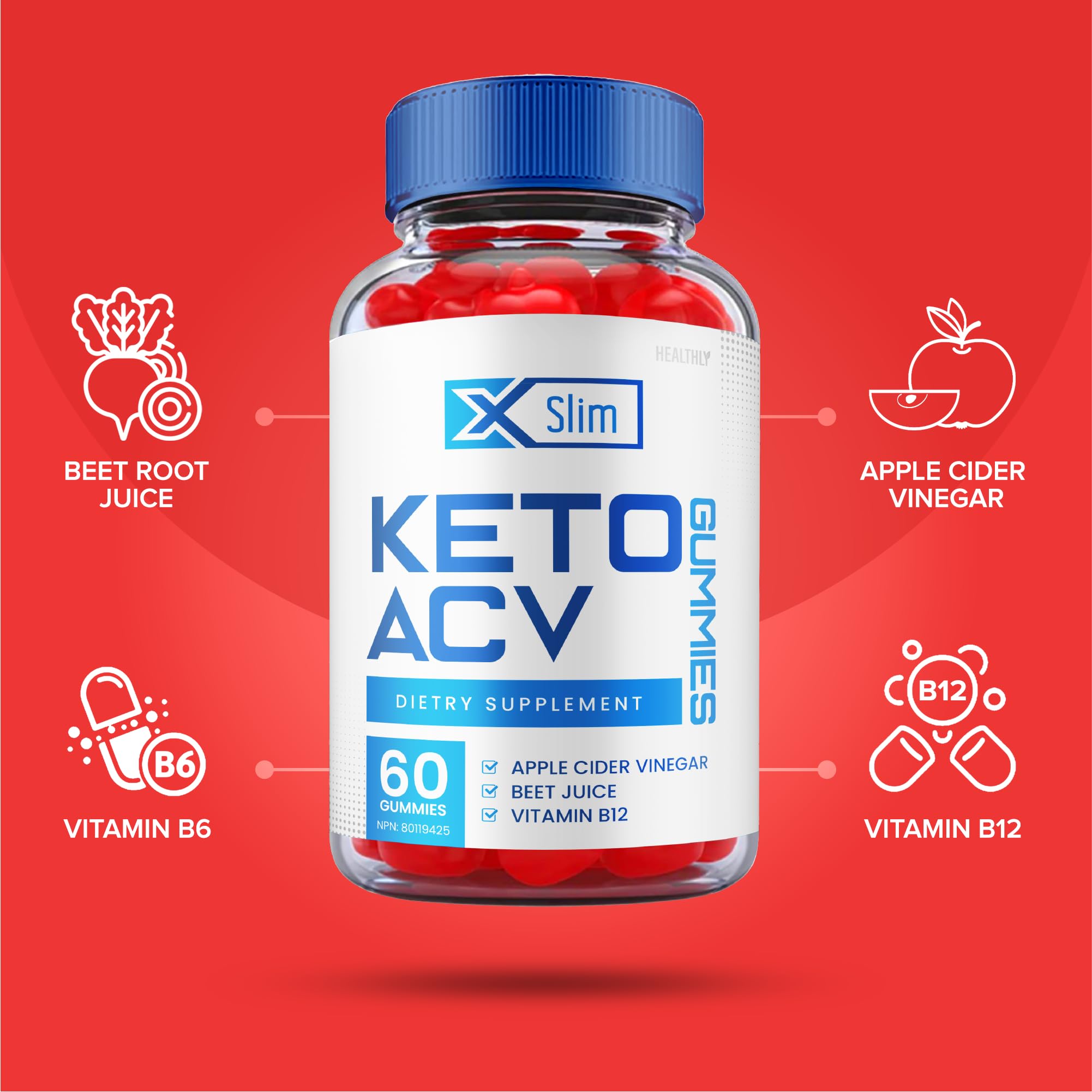 (5 Pack) Xslim Keto Acv Gummies, Xslim Keto Gummies, X Slim Keto Acv Gummies Weight Healthly