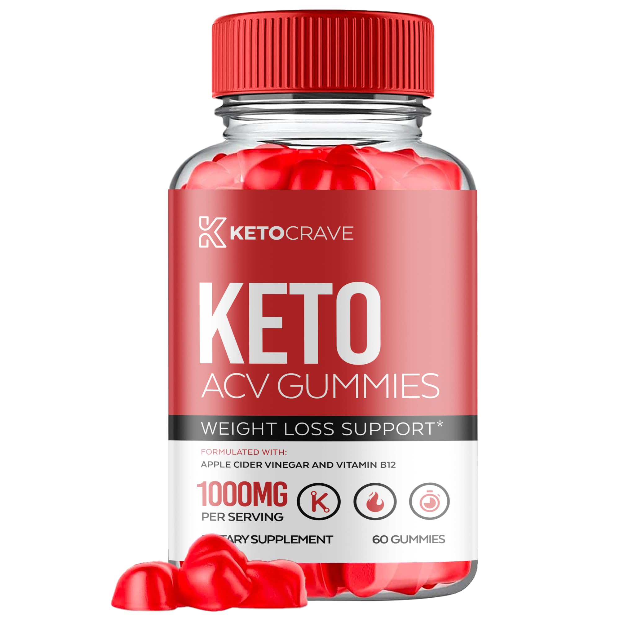 Keto Crave ACV Gummies, KetoCrave Keto ACV Gummies Advanced Weight Loss 1000MG