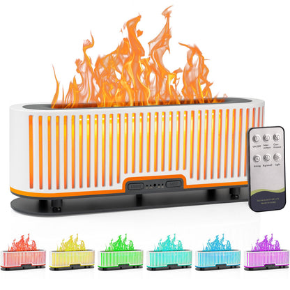 Comfynest Colorful Flame Air Aroma Diffuser Humidifier 7 Flame Colors,200ml Essential Oil