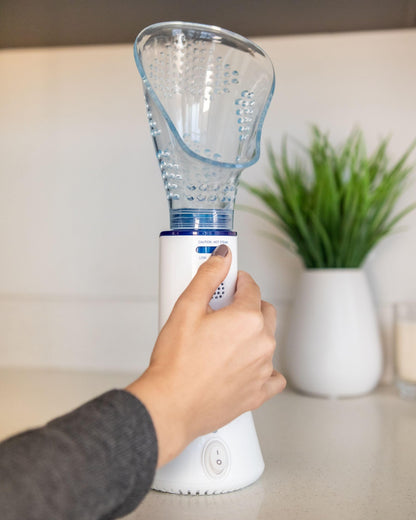 Crane x HALLS Corded Personal Steam Inhaler for Sinus, Congestion, Cough, & Cold Relief