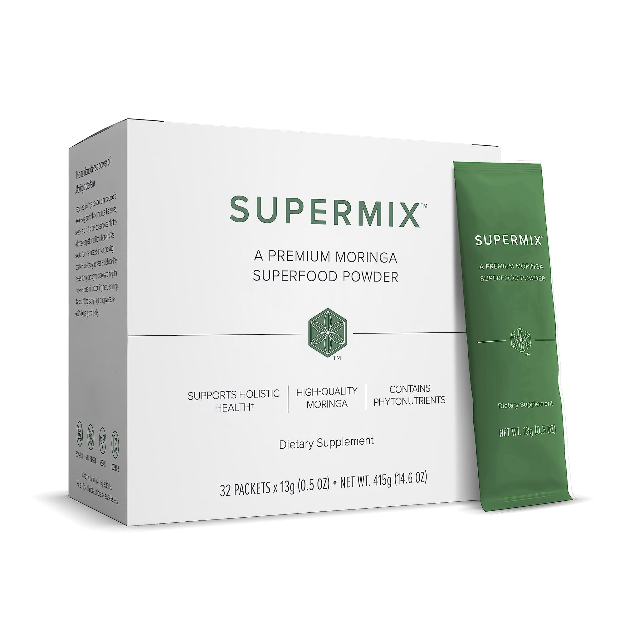 Isagenix SuperMix - Premium Moringa Superfood Powder with Phytonutrients