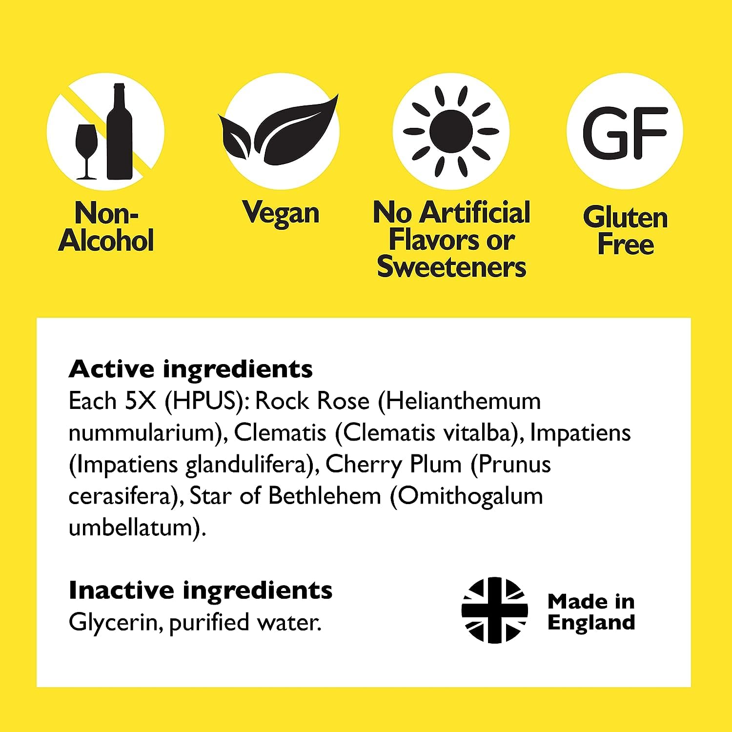 Bach RESCUE Remedy Dropper 20mL Bundle, Non-Alcohol Formula, Natural Stress Relief, Homeopathic RESCUE