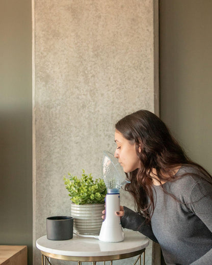 Crane x HALLS Corded Personal Steam Inhaler for Sinus, Congestion, Cough, & Cold Relief