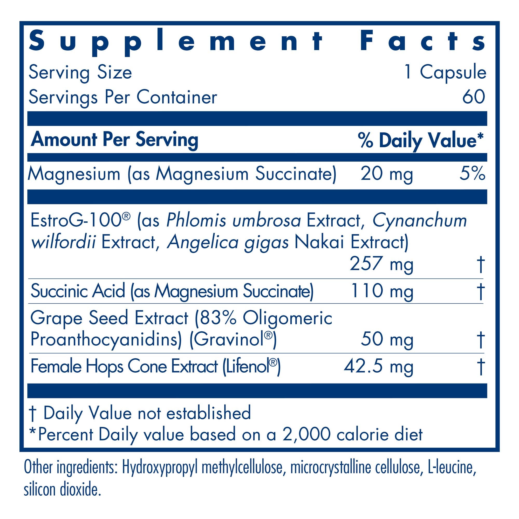 Allergy Research Group - EstroPrime Plus - EstroG-100, Gravinol - Menopause, Soy-Free Allergy Research Group