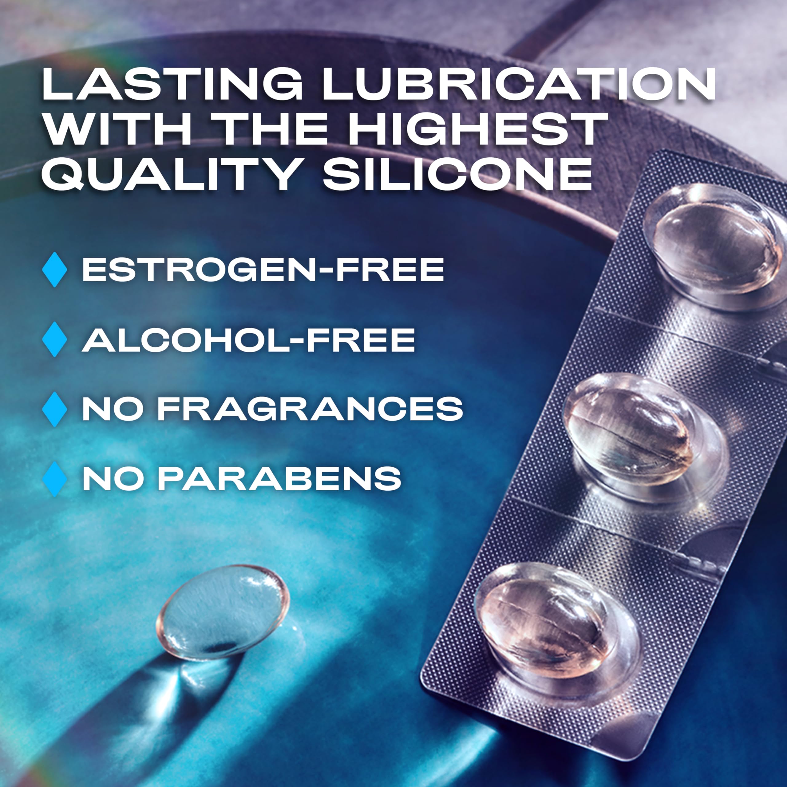 K-Y Liquibeads for Women, Vaginal Moisturizer, Silicone Lube Vaginal Suppository, Vaginal Lubricant K-Y