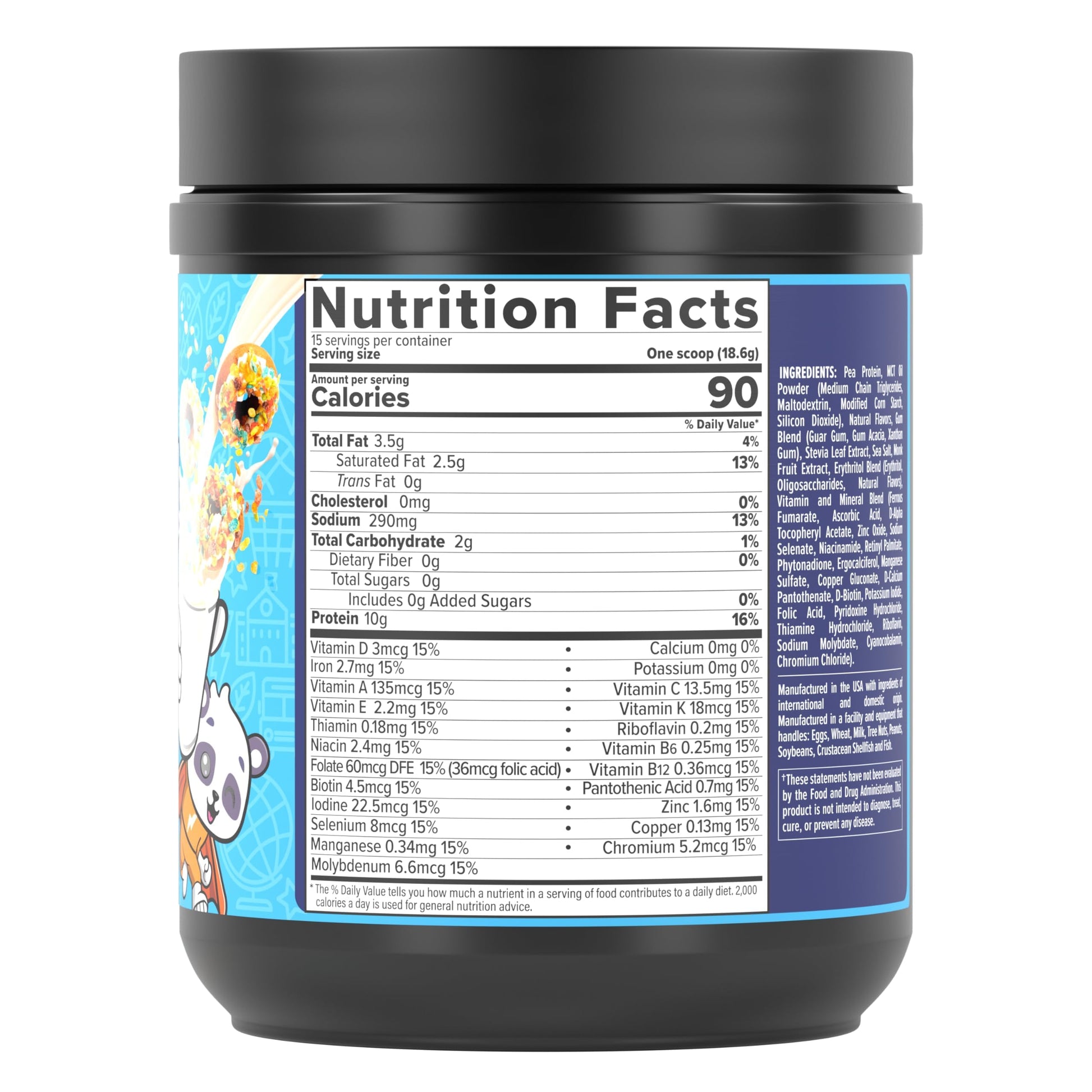 InnoSupps Fruity Donut Plant-Powered Protein for Kids: Essential Nutrients, Delicious InnoSupps