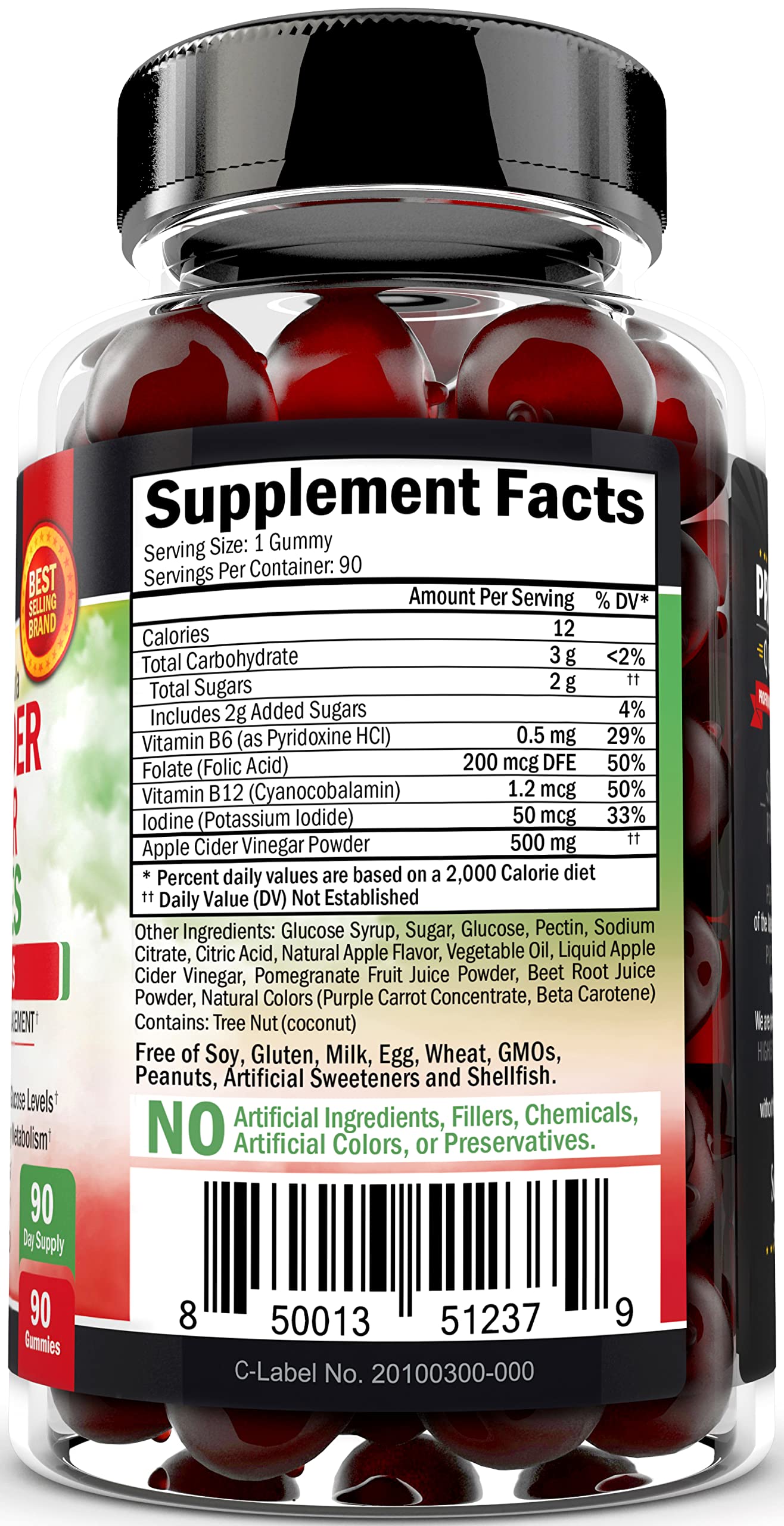 Apple Cider Vinegar Gummies for Weight Loss - ACV Gummies with The Mother BioSchwartz