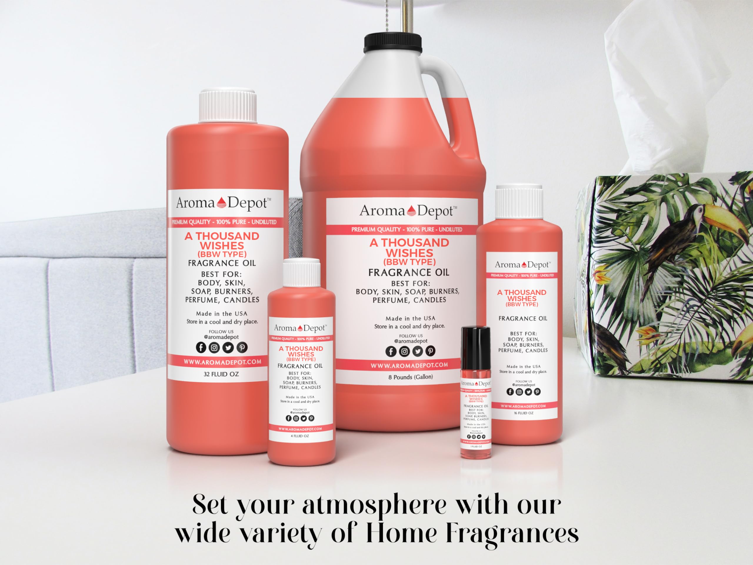 A Thousand Wishes 4oz Fragrance Oil I Perfume I Skin Oil I Scented Oil. DIY Projects Such as Candles Aroma Depot