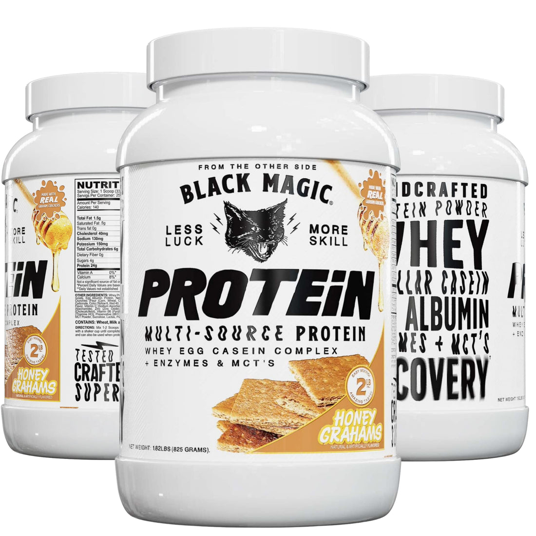 Worldwide Nutrition Bundle, 2 items: Black Magic Multi-Source Protein Powder - Whey