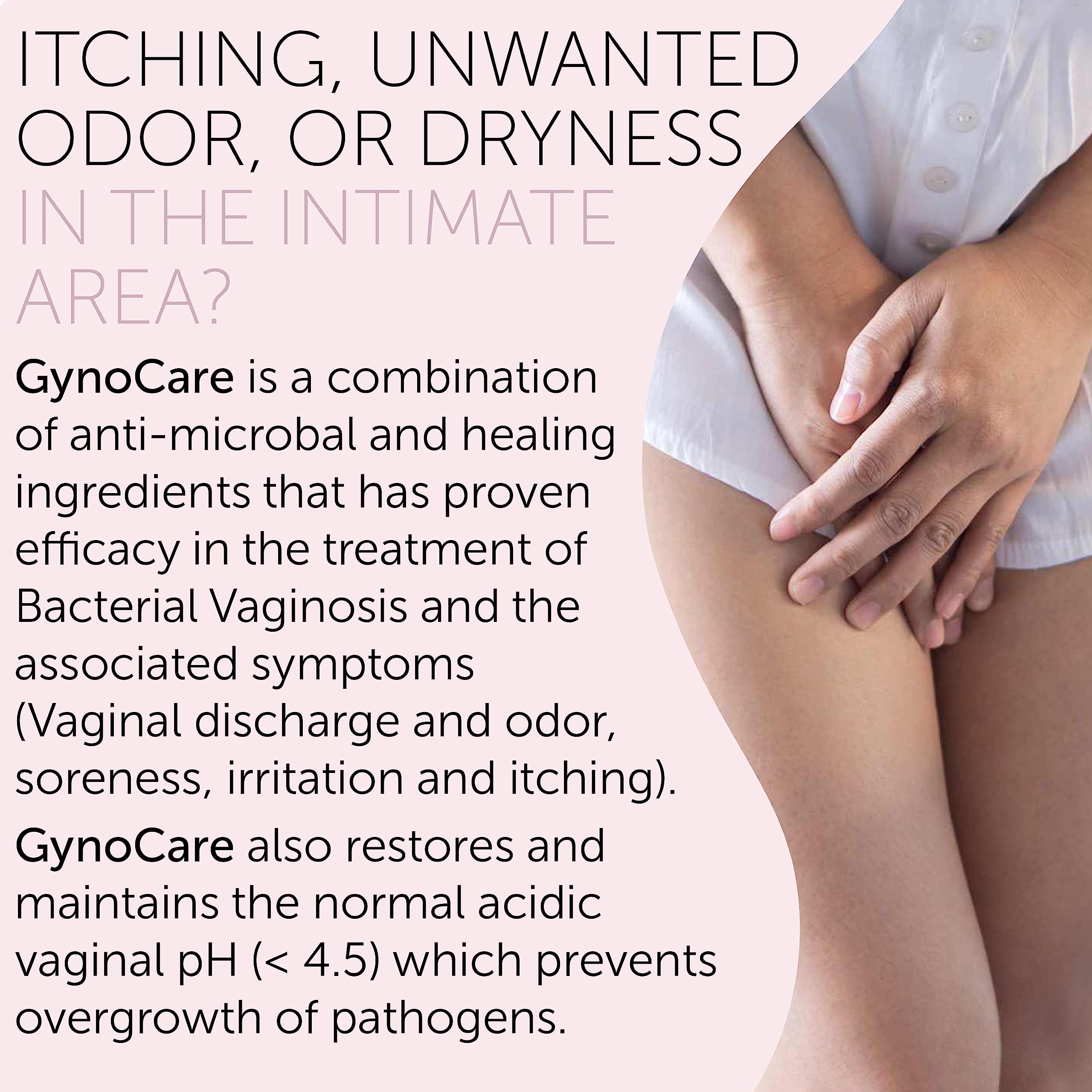 Bacterial Vaginosis Treatment - Natural Vaginal Prefilled Homeopathic Applicators for Odor, Terramed Just Think Comfort