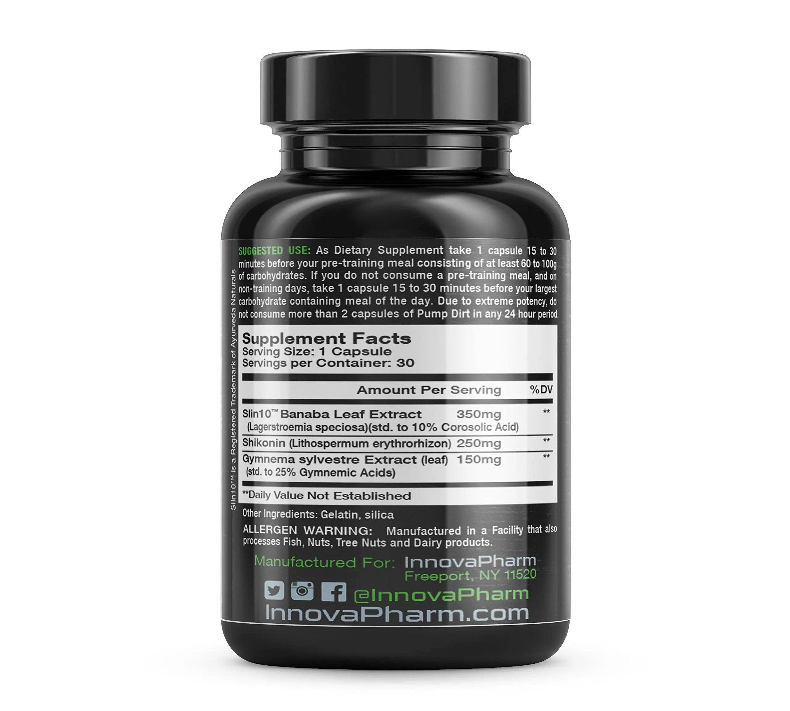 InnovaPharm Pump Dirt - 30 Capsules
