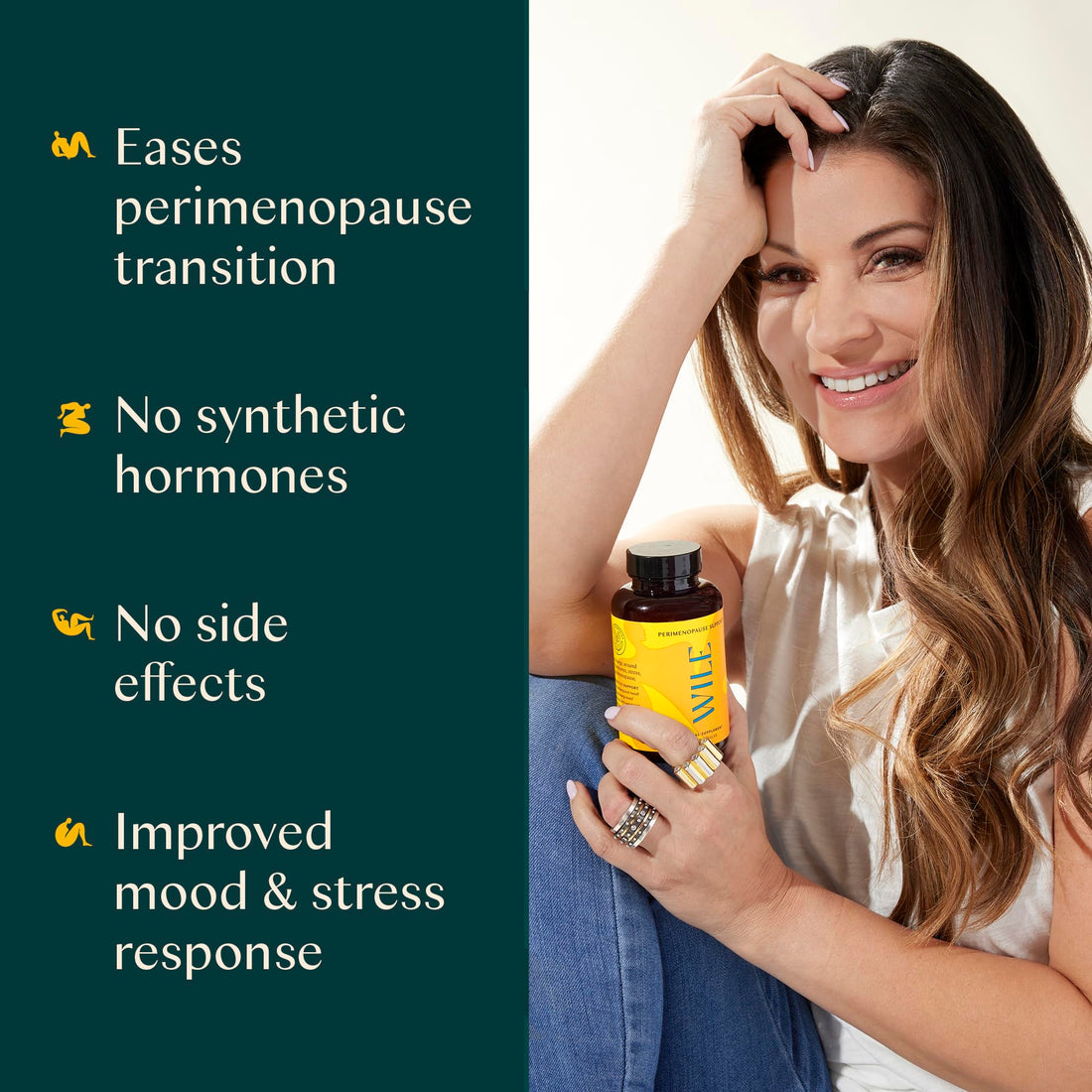 Wile Perimenopause Supplement for Women with Ashwagandha, Kudzu Root, Hops Extract