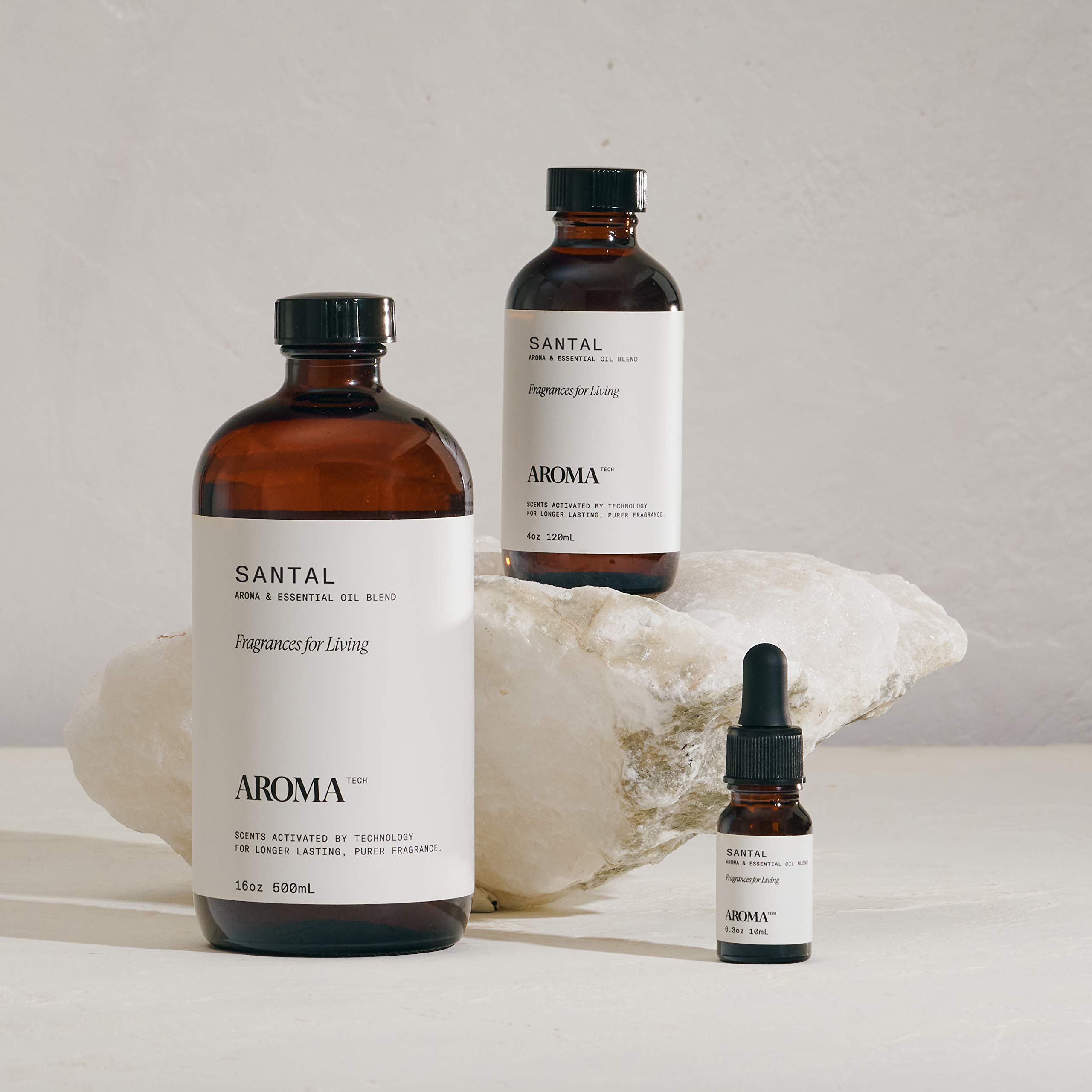 AromaTech Santal Aroma Essential Oil Blend, Aromatherapy with Patchouli and Cedarwood for Diffuser AromaTech