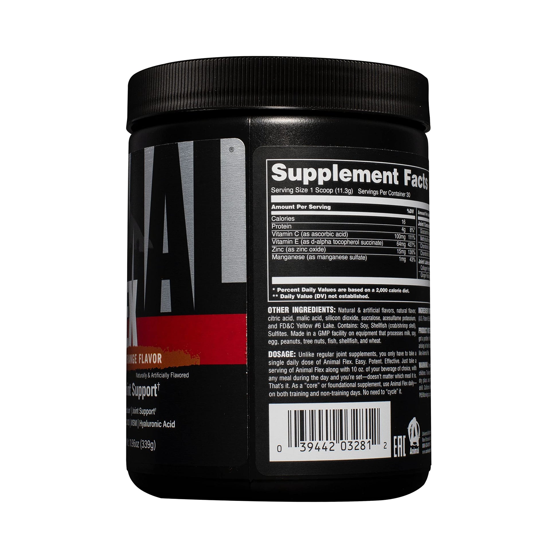 Animal Flex All-in-one Complete Joint Supplement, Turmeric Root Curcumin, Collagen Animal