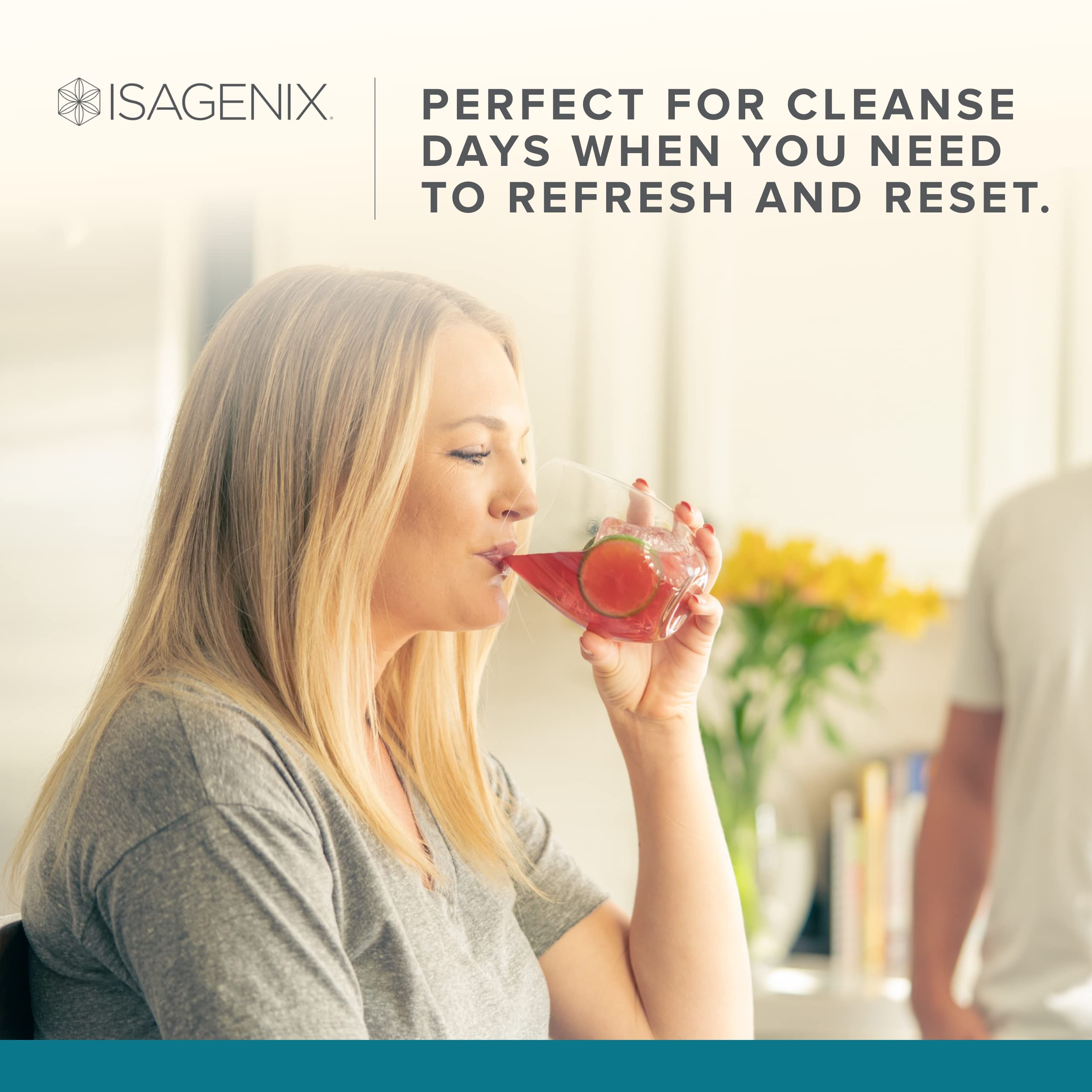 Isagenix Cleanse for Life - Powder Supplement for Cleanse Drink with No Laxatives Isagenix