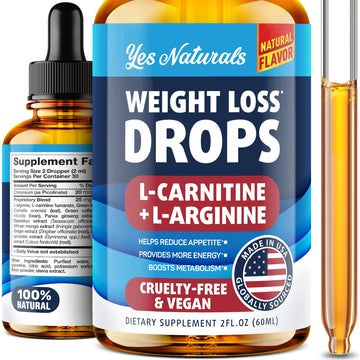 YES NATURALS! Weight Loss Drops - Natural Metabolism Booster & Appetite