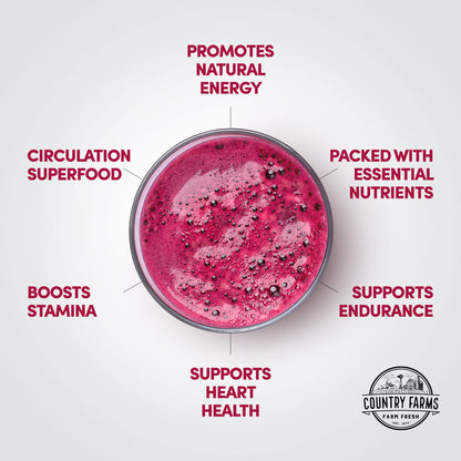 COUNTRY FARMS Bountiful Beets, Wholefood Beet Extract Superfood, Helps Support Healthy COUNTRY FARMS