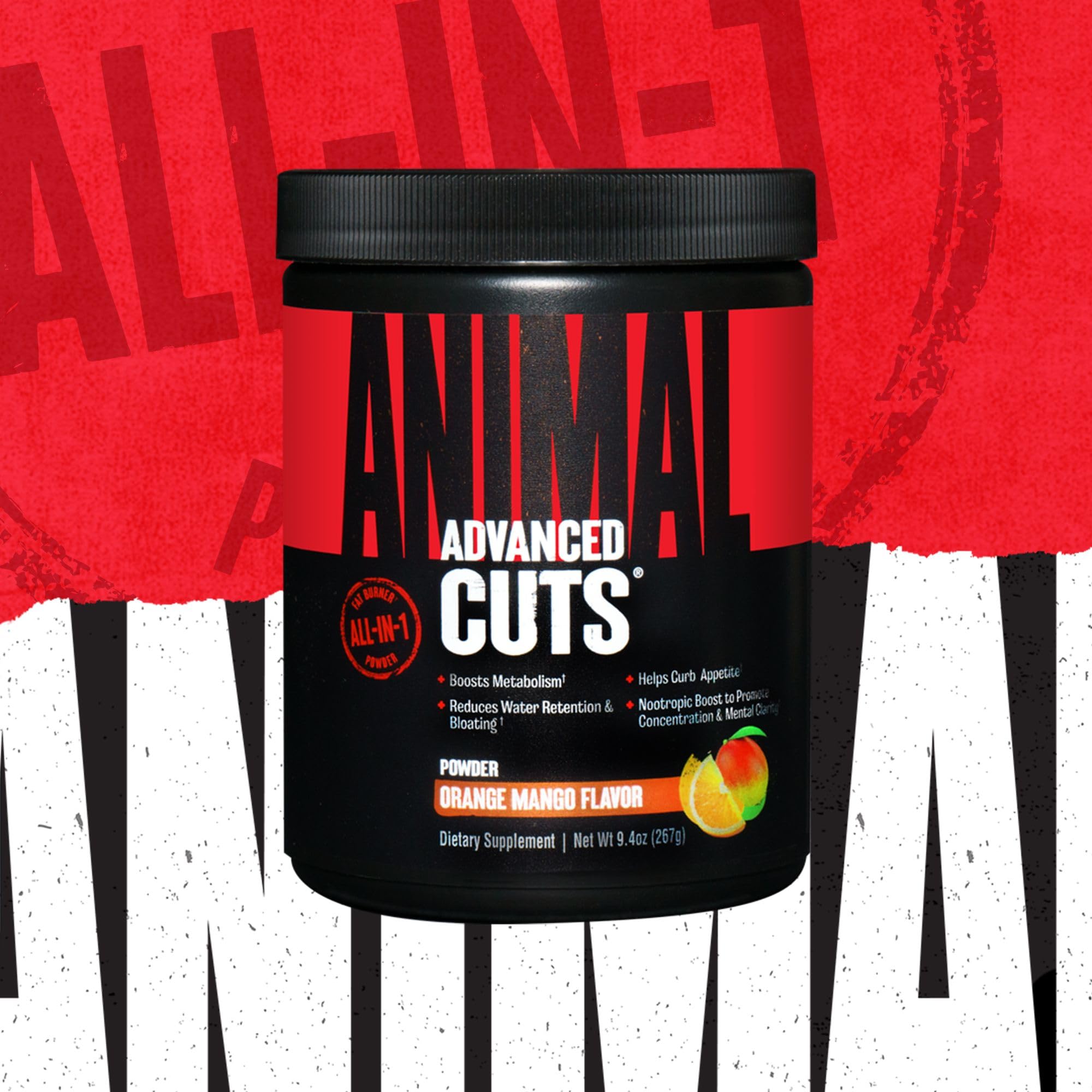Animal Cuts Powder – Weight Management Supplement – Fat Burner, Metabolic Enhancer Animal