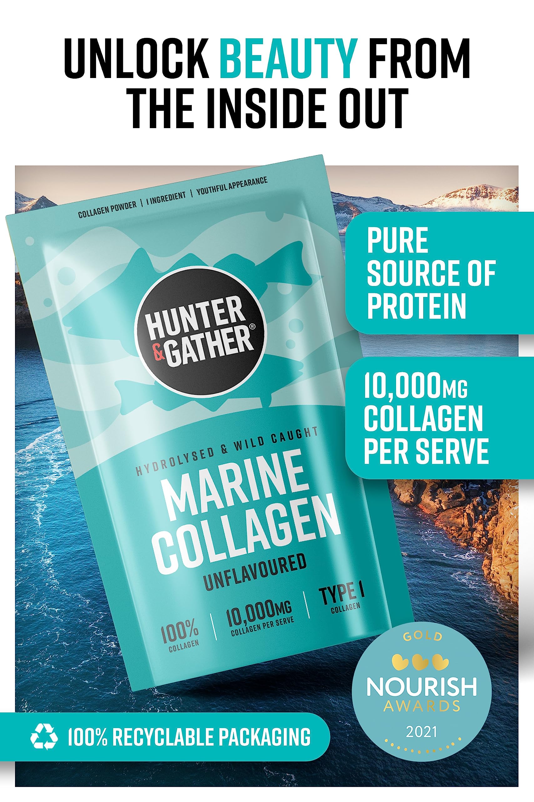 Hunter & Gather Collagen Powder Bundle | Hydrolysed Grass-Fed Bovine Collagen Hunter & Gather