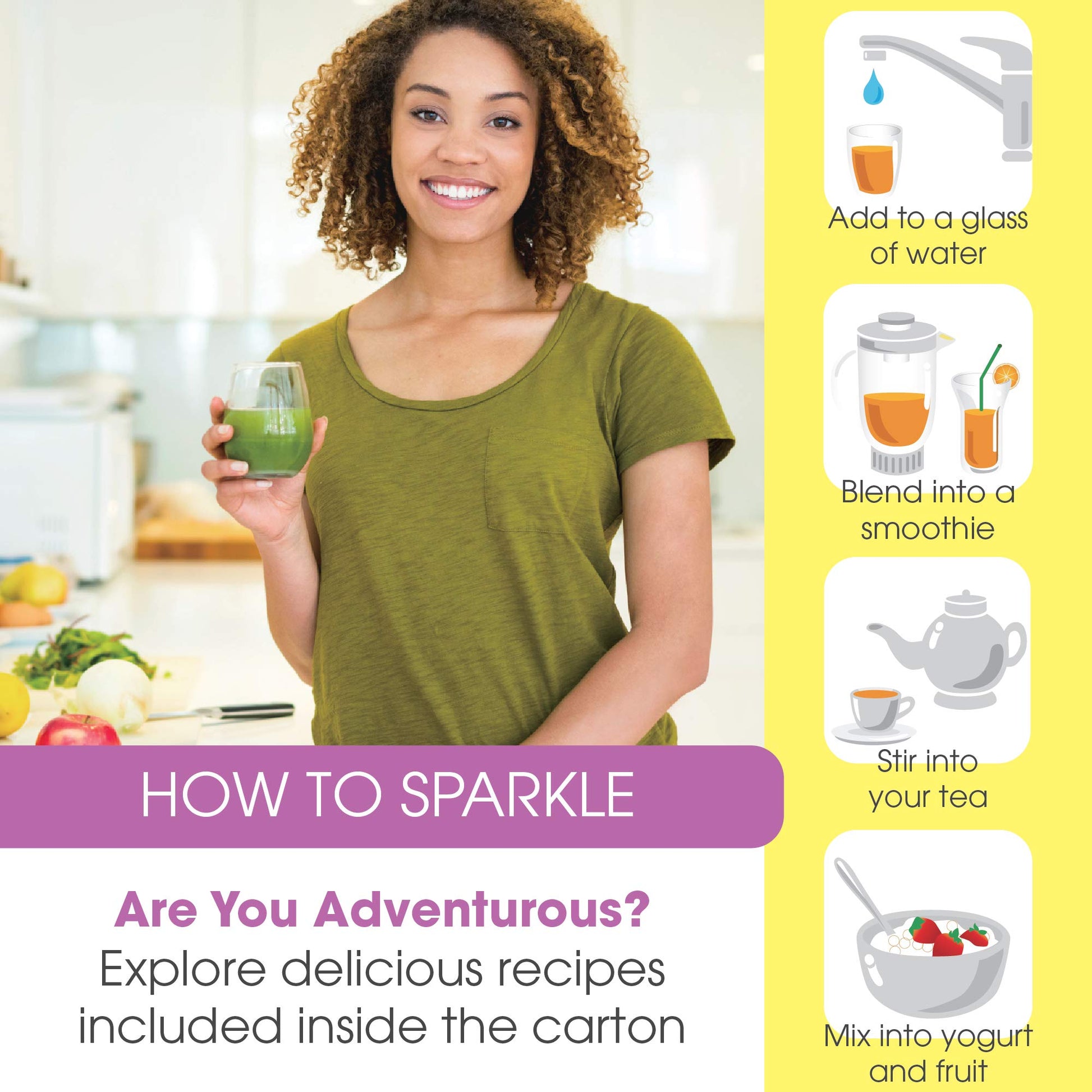 Hydrolyzed Collagen Powder - Sparkle Skin Boost Plus (Tropical Coconut Pineapple) Sparkle Collagen