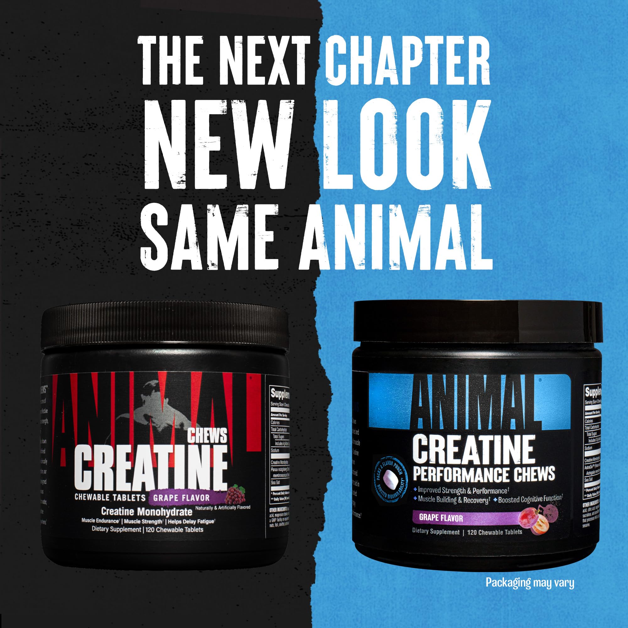 Animal Creatine Chews Tablets - Enhanced Creatine Monohydrate with AstraGin to Improve Animal