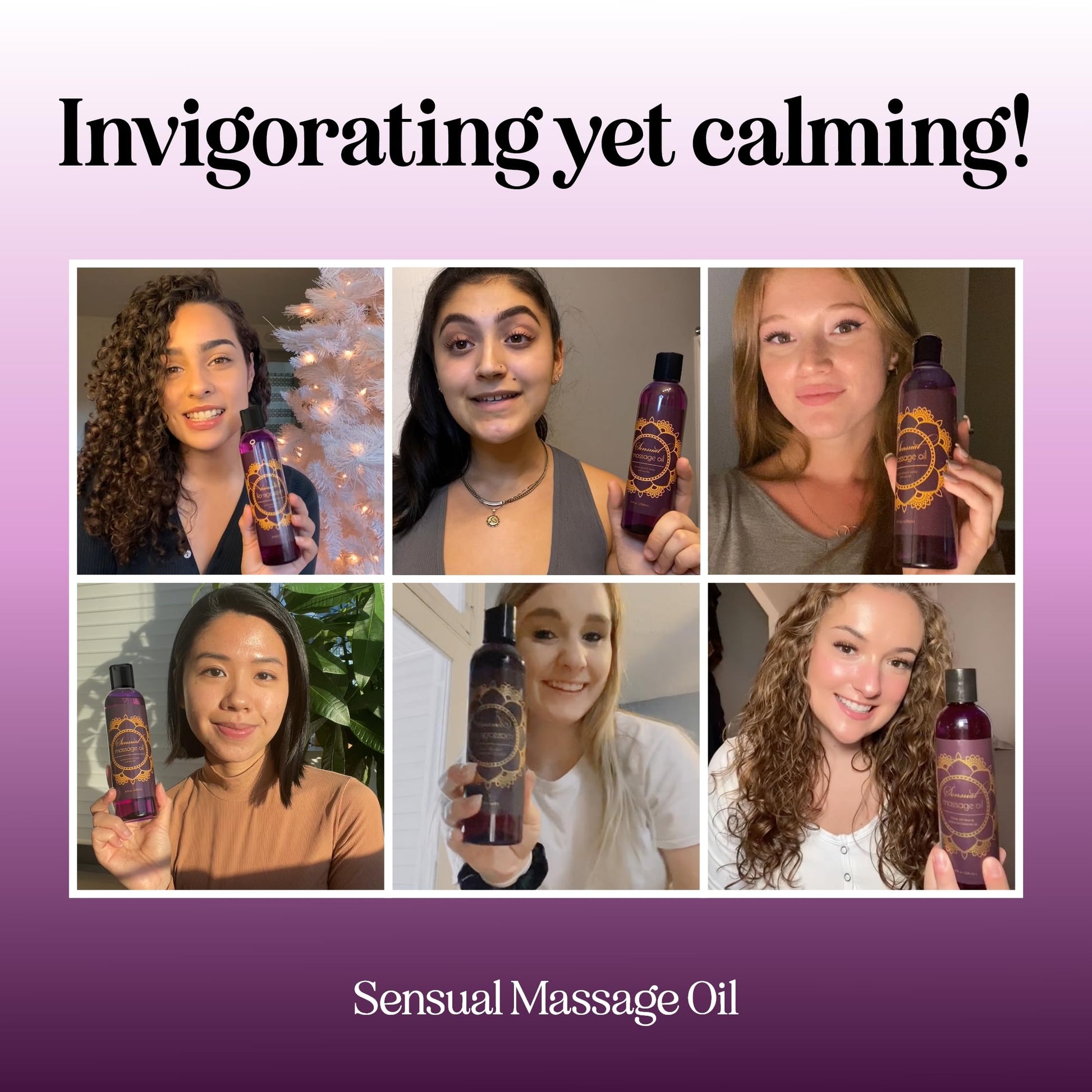 Aromatherapy Sensual Massage Oil for Couples - Relaxing Full Body Massage Oil for Date Maple Holistics