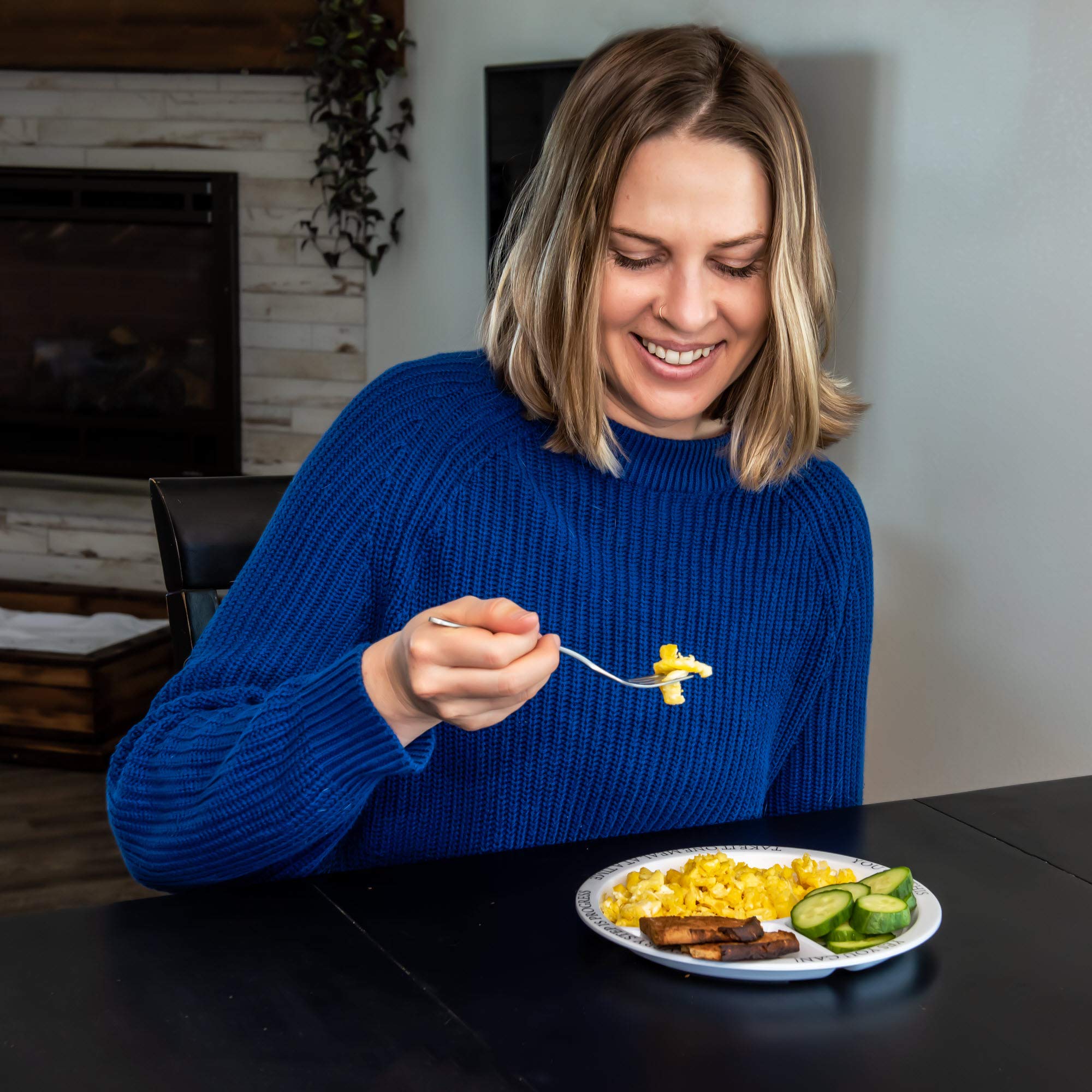 Bariatric Portion Control Nutritional Plates Weight Loss for Adults (2 Pack) Universal Body Labs