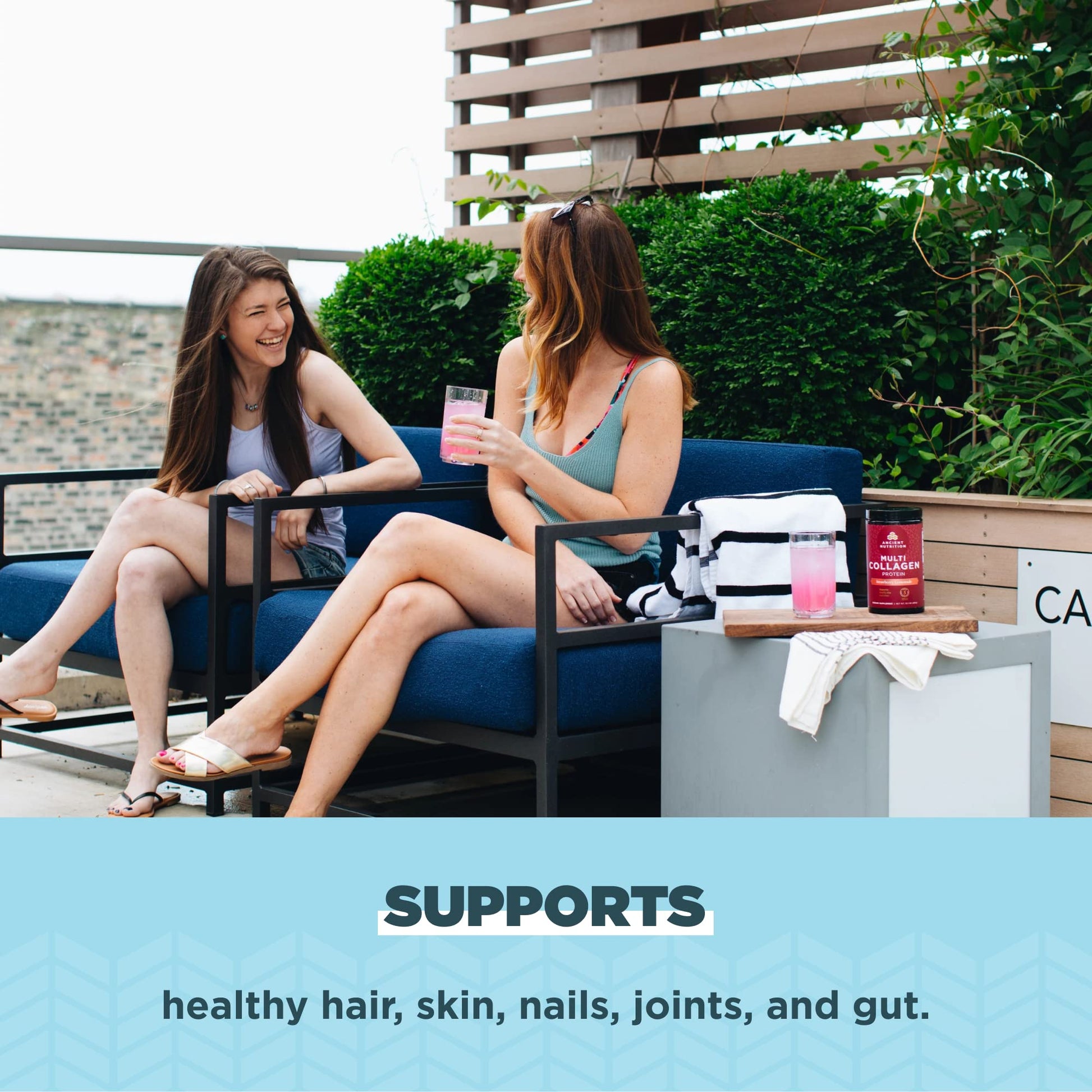 Ancient Nutrition Collagen Powder Protein, Multi Collagen Protein Powder, Strawberry Lemo Ancient Nutrition