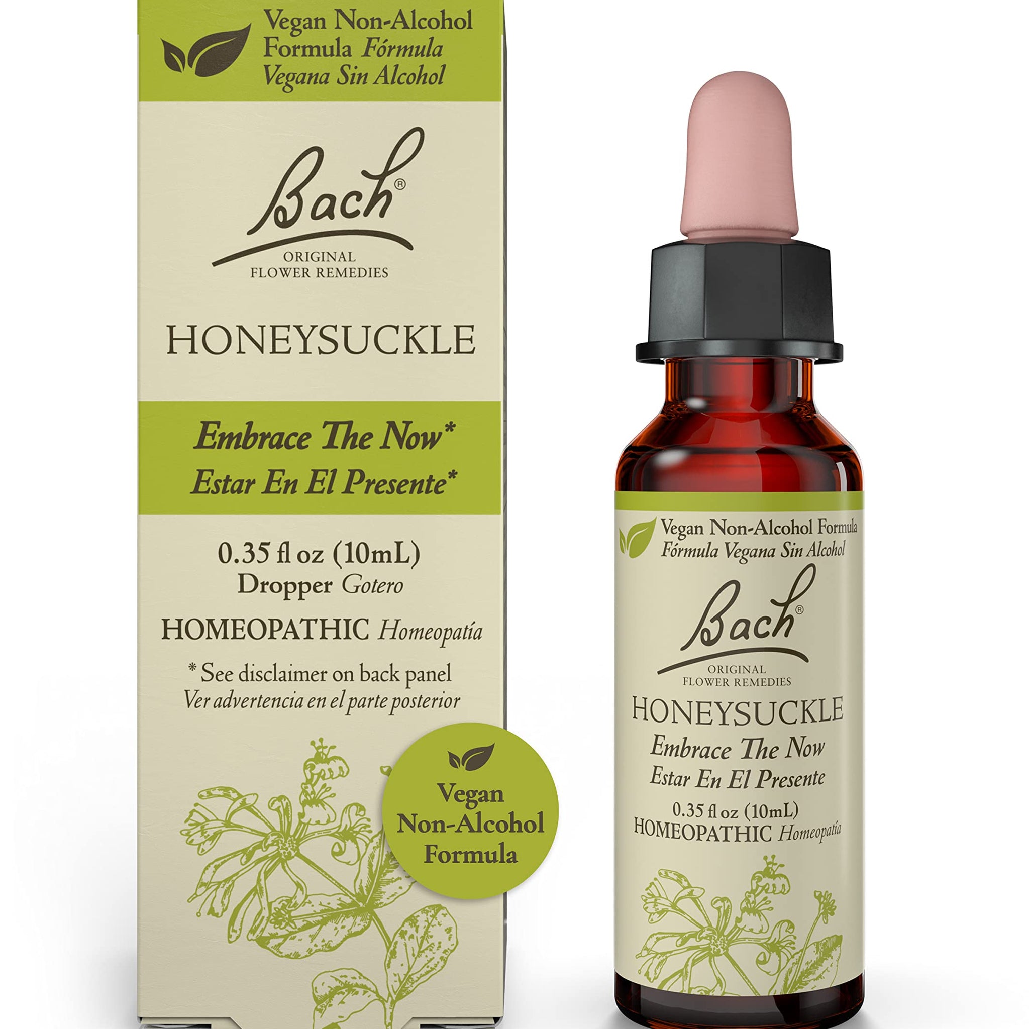 Bach Original Flower Remedies, Honeysuckle for Embracing The Now (Non-Alcohol Formula)