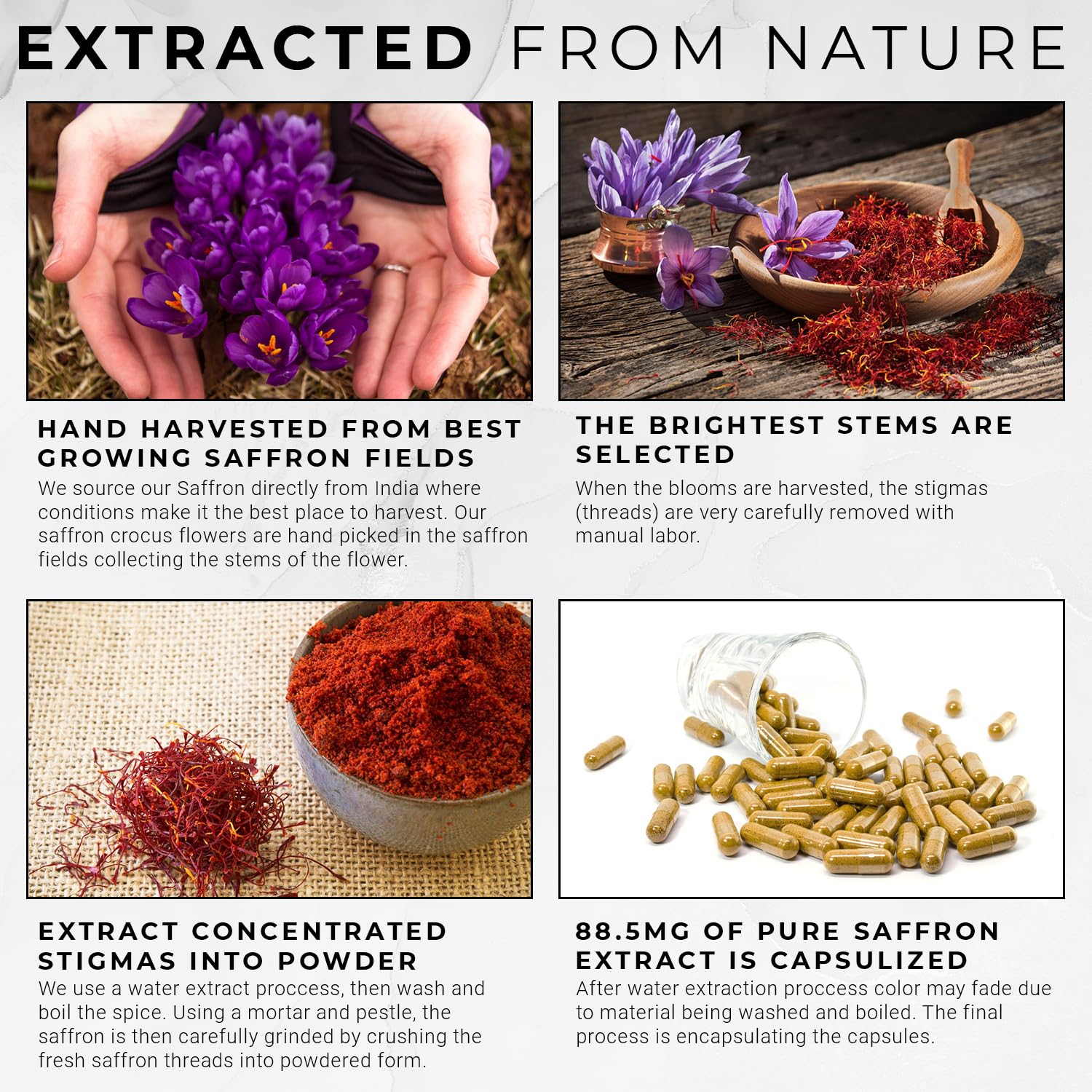 ACEWORKZ 100% Pure Saffron Extract - Appetite Suppressant for Weight Loss - Metabolis ACEWORKZ