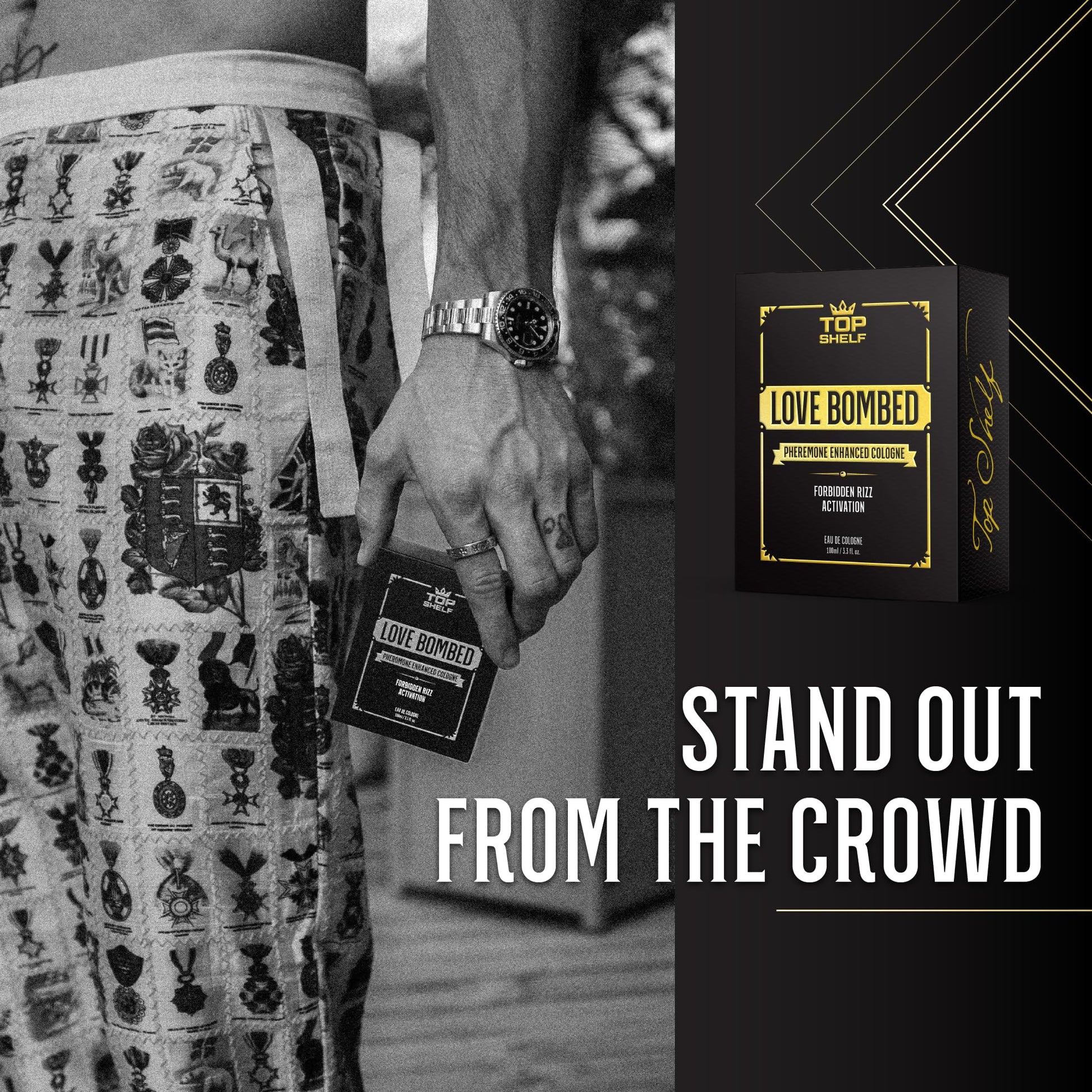 Join Top Shelf Grind Love Bombed - Pheromone Cologne for Men | Bold Attraction Join Top Shelf Grind