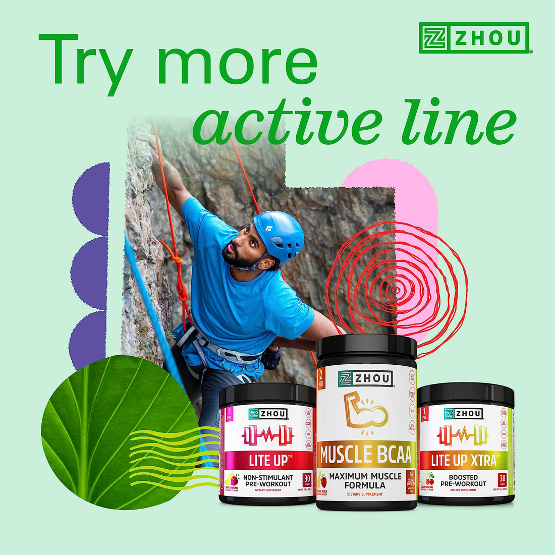 Zhou Nutrition Hydro Fuel, Sugar Free Electrolyte Powder, Replenish Nutrients, Restore 