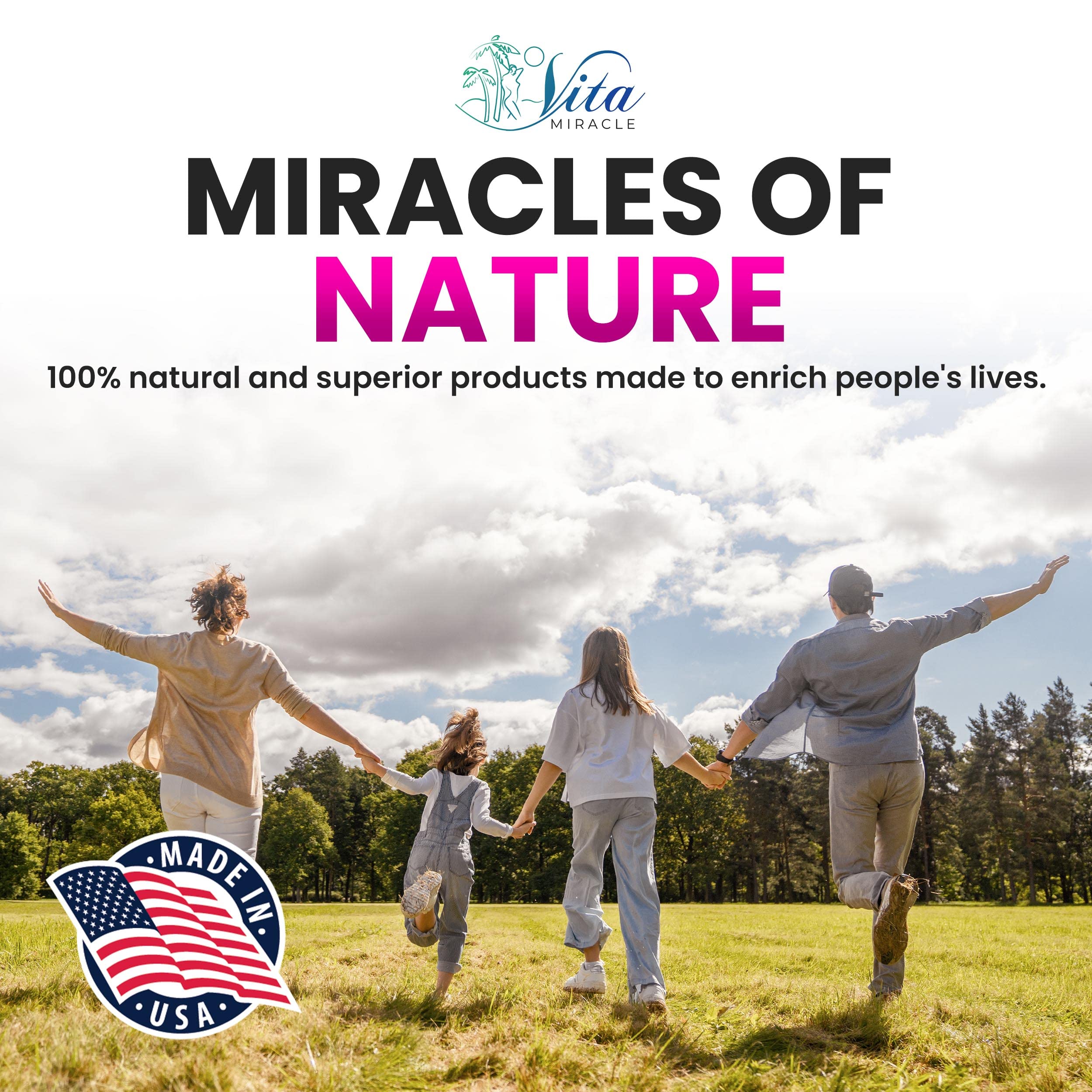 Inositol Capsules Myo-Inositol Fertility Supplements for Women Conception Prenatal Vitamins Vita Miracle