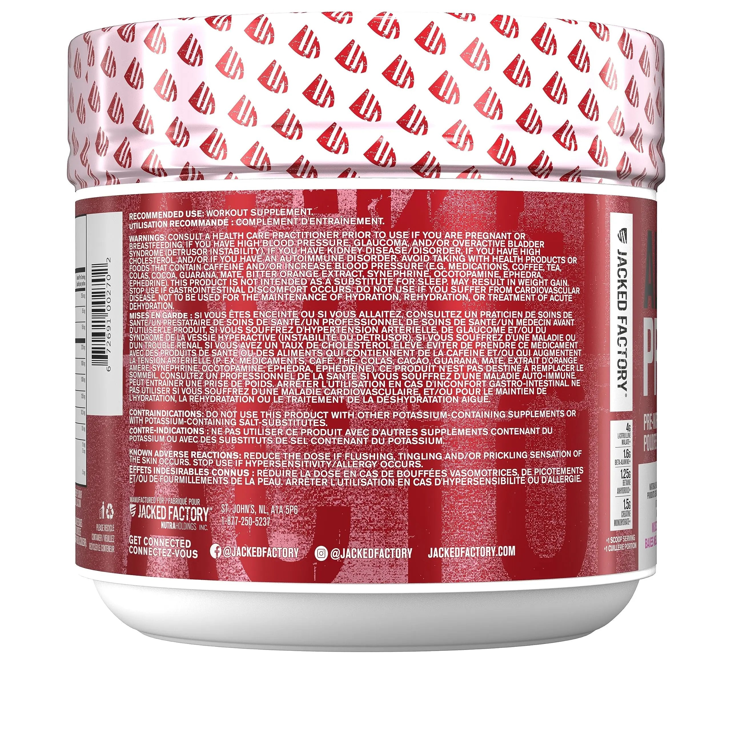 ALTIUS Pre-Workout Supplement - Naturally Sweetened - Clinically Dosed Powerhouse Jacked Factory